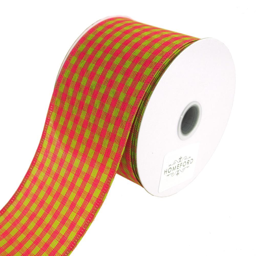 Gingham Canvas Wired Ribbon, 2-1/2-Inch, 10-Yard - Image 11