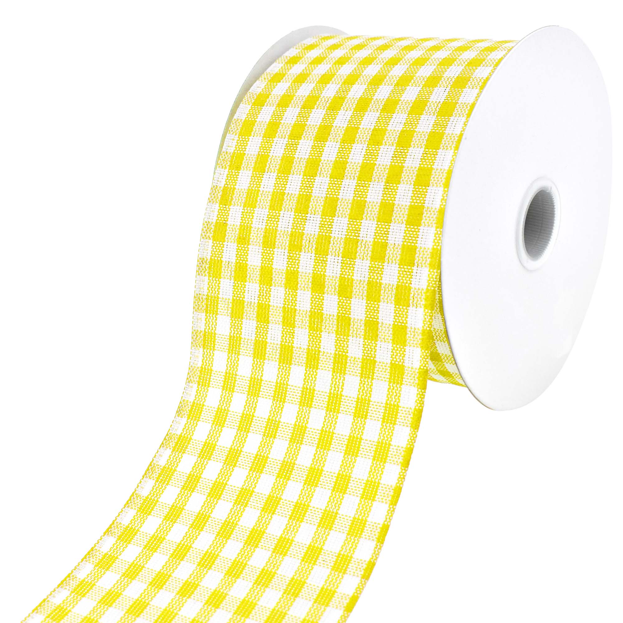 Gingham Canvas Wired Ribbon, 2-1/2-Inch, 10-Yard - Image 2