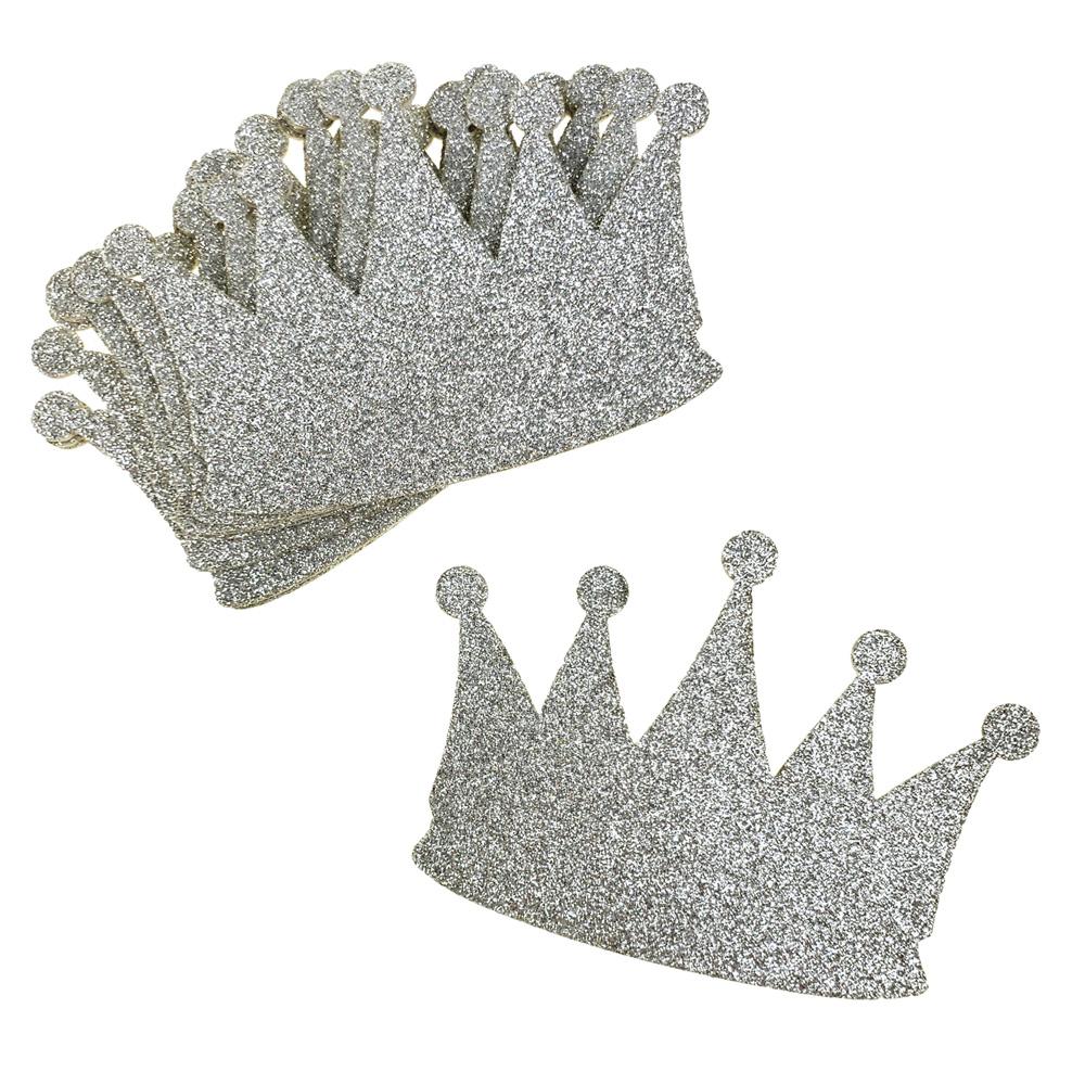 Glitter Foam Crown Cut-Outs, 2-1/2-Inch, 10-Count - Image 3