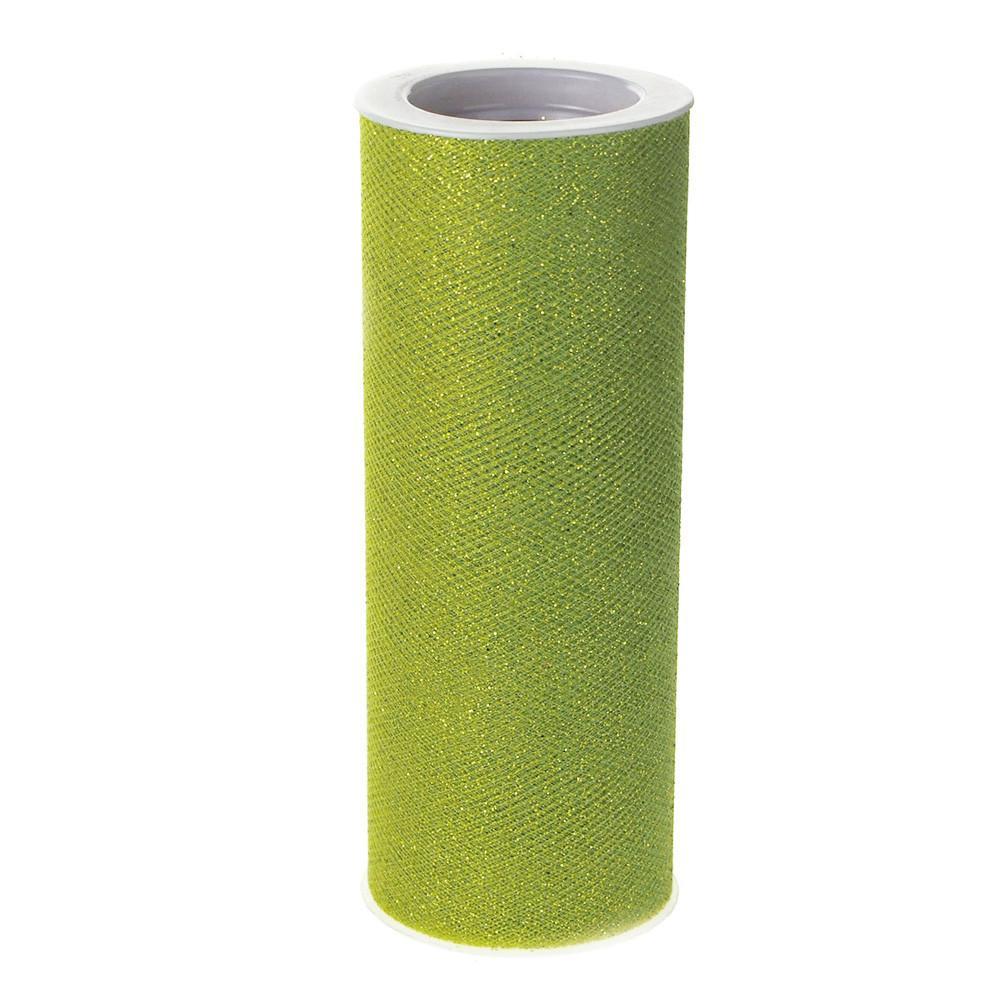 Glitter Tulle Spool Roll, 6-Inch, 10 Yards - Image 2