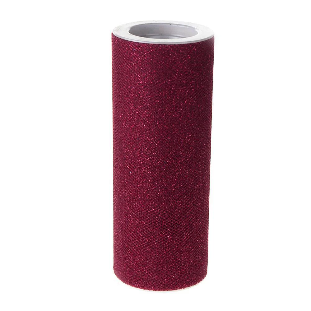 Glitter Tulle Spool Roll, 6-Inch, 10 Yards - Image 5
