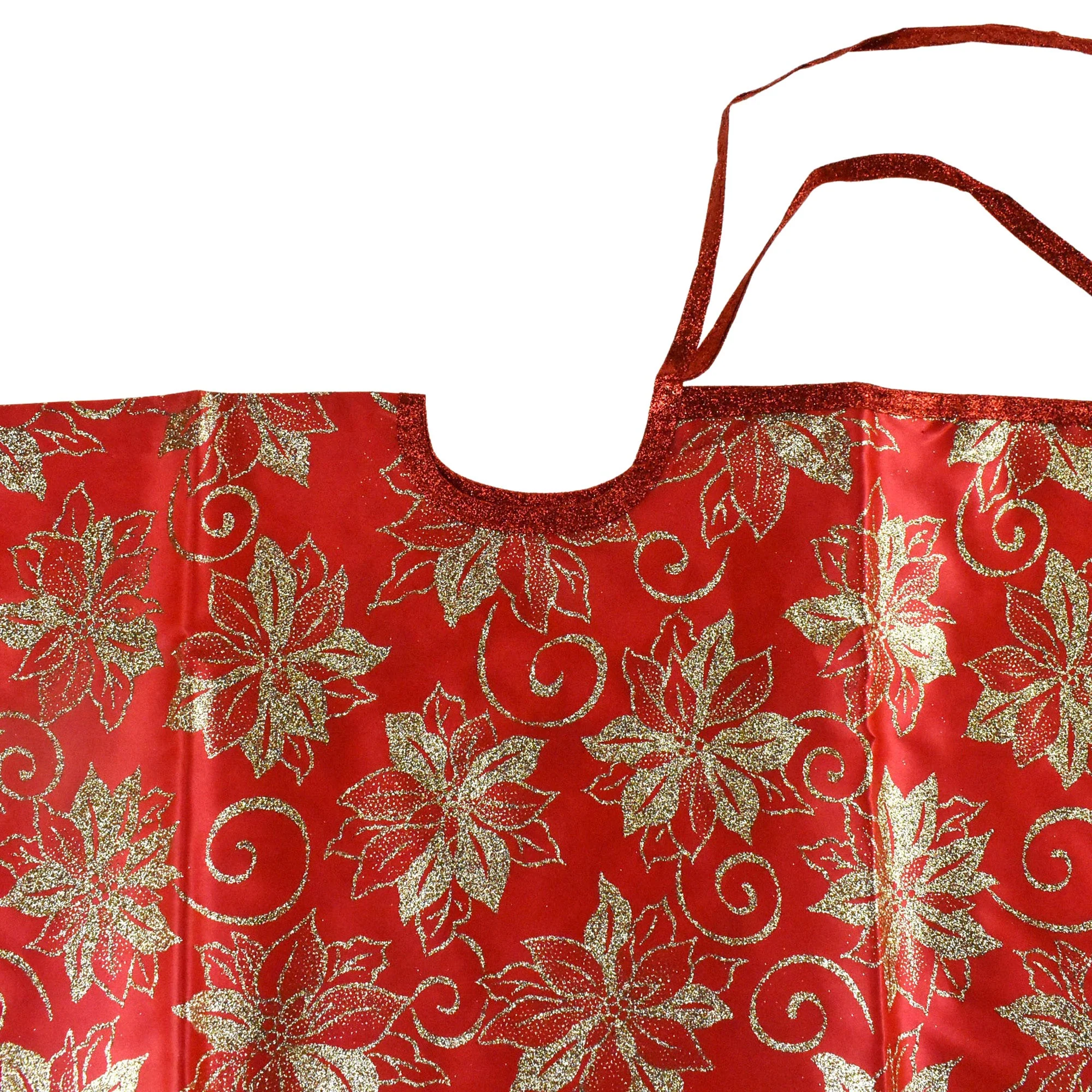 Glittered Snowflakes Christmas Tree Skirt, 47-1/4-Inch - Image 9