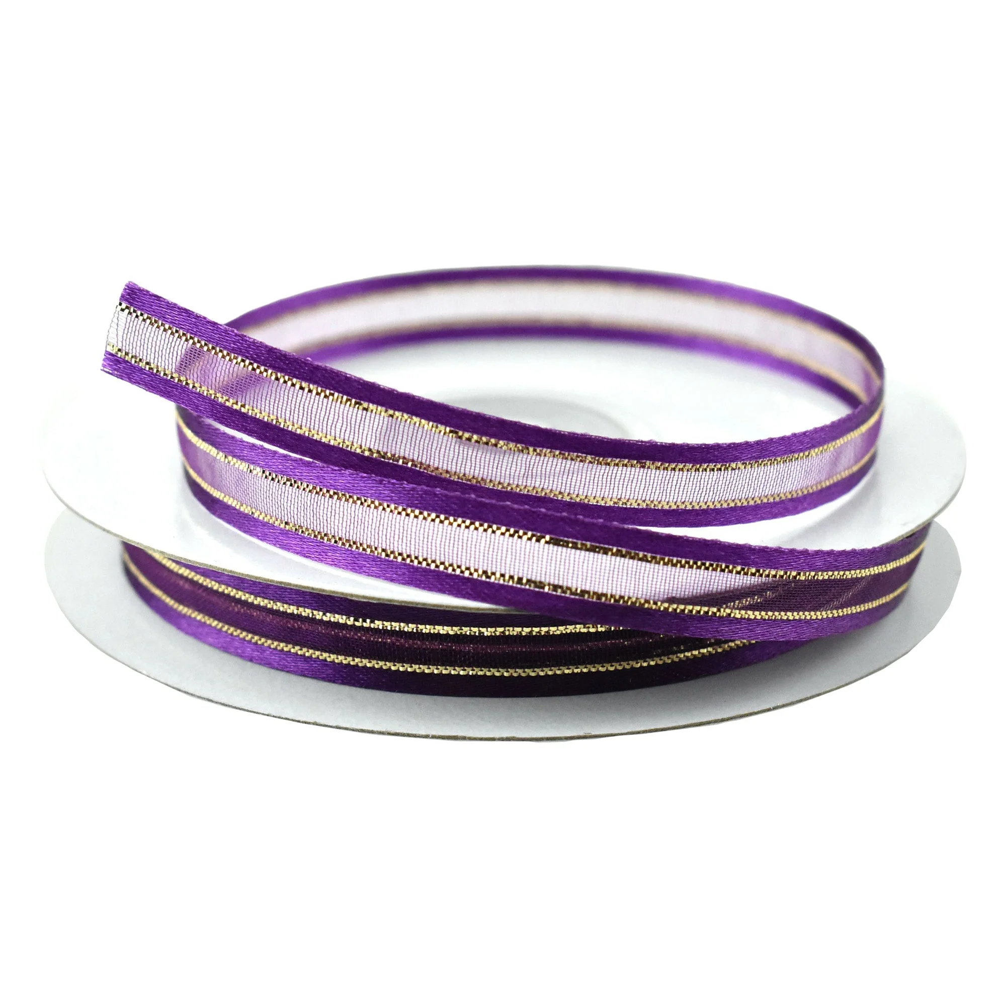 Gold-Lined Satin Edge Organza Ribbon, 25-yard - Image 20