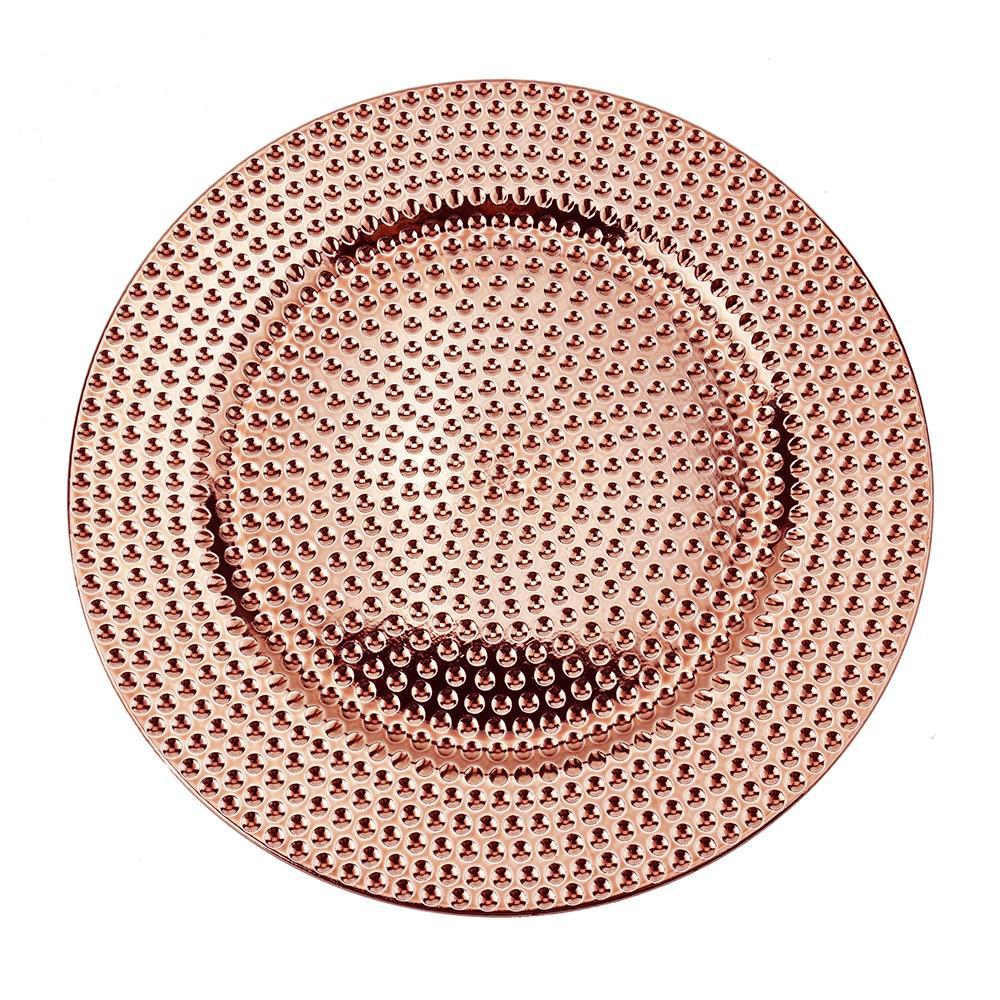 Hammer Textured Plastic Charger Plate, 13-Inch, 1-Count - Image 3