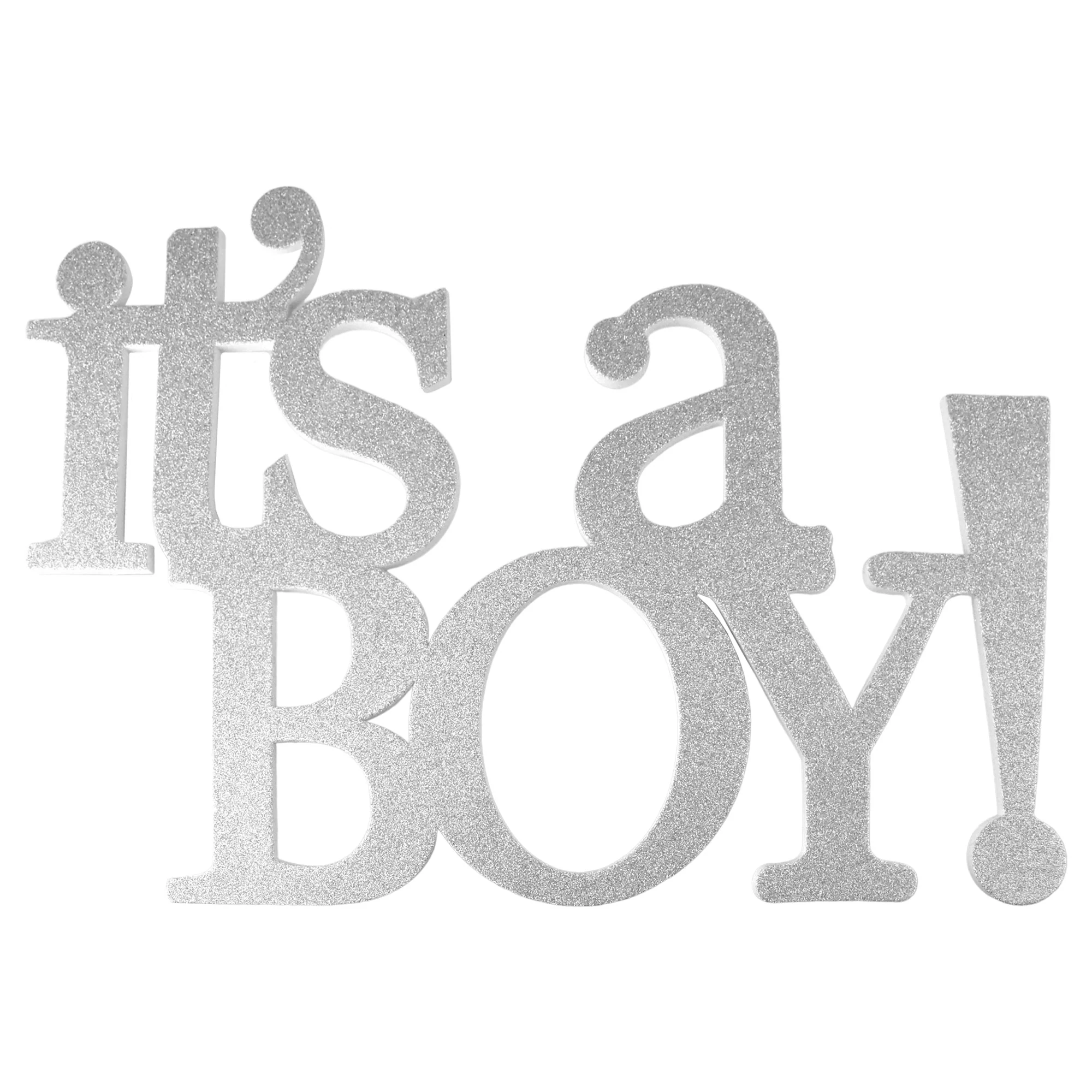 It's a Boy Glittered EVA Foam Decoration, 22-3/4-inch - Image 4