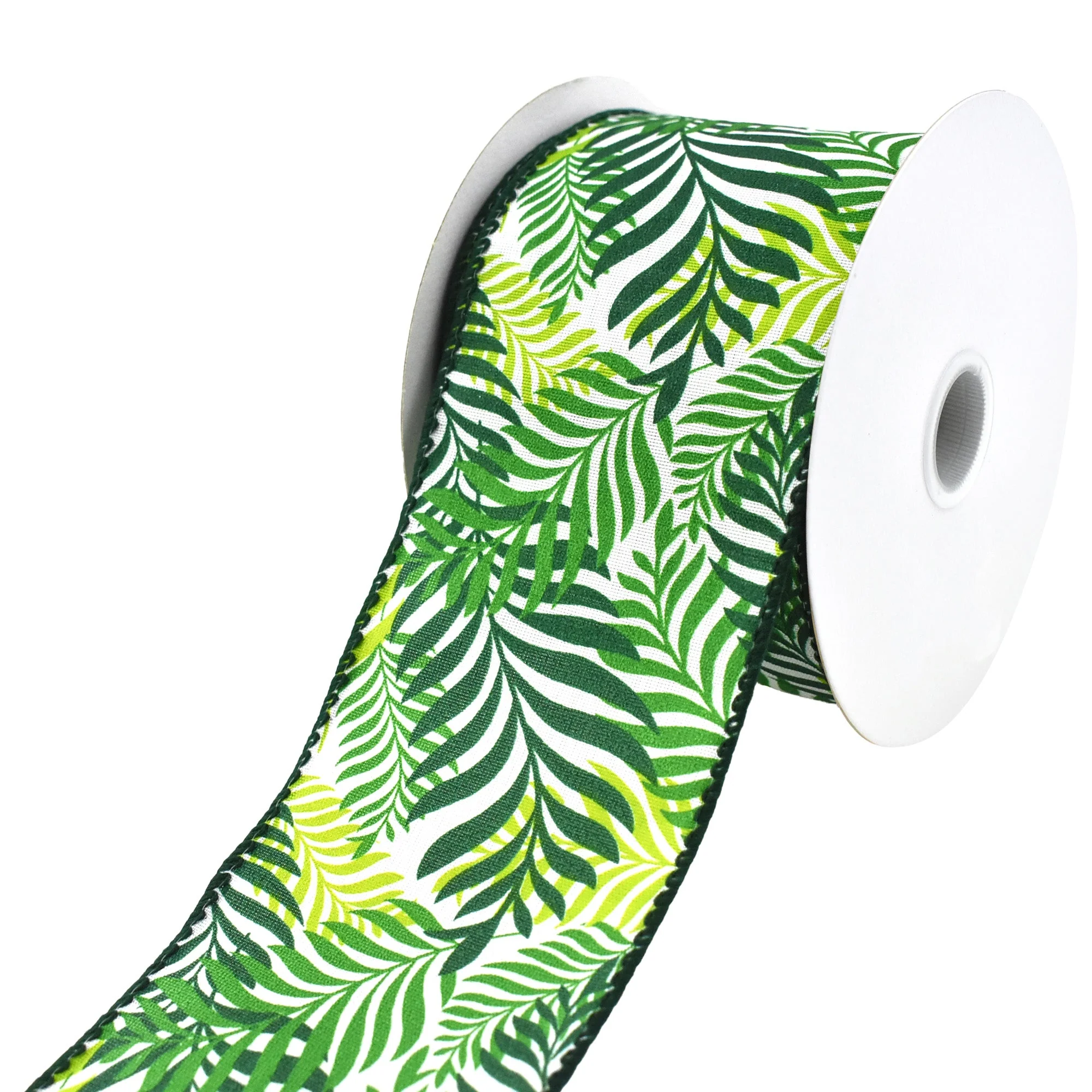 Jungle Ferns Wired Ribbon, 2-1/2-Inch, 10-Yard - Image 2