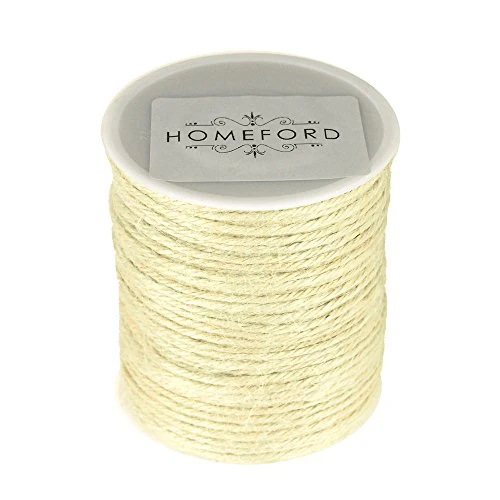 Jute Twine Cord Rope Ribbon, 4-Ply, 1/8-inch, 100-yard - Image 2