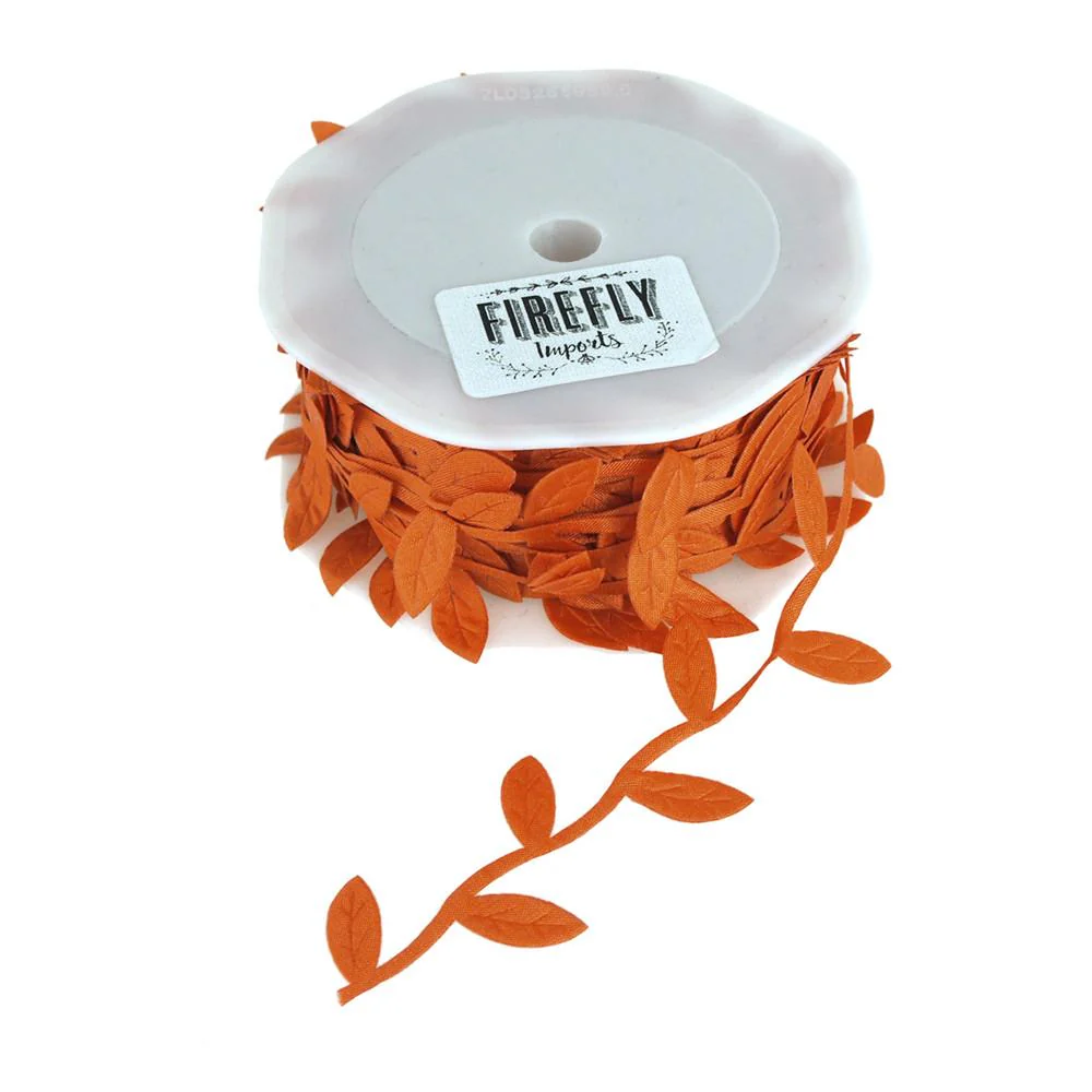 Leaf Garland Polyester Ribbon, 1/4-Inch, 10 Yards - Image 6