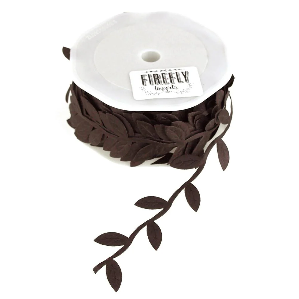Leaf Garland Polyester Ribbon, 1/4-Inch, 10 Yards - Image 9