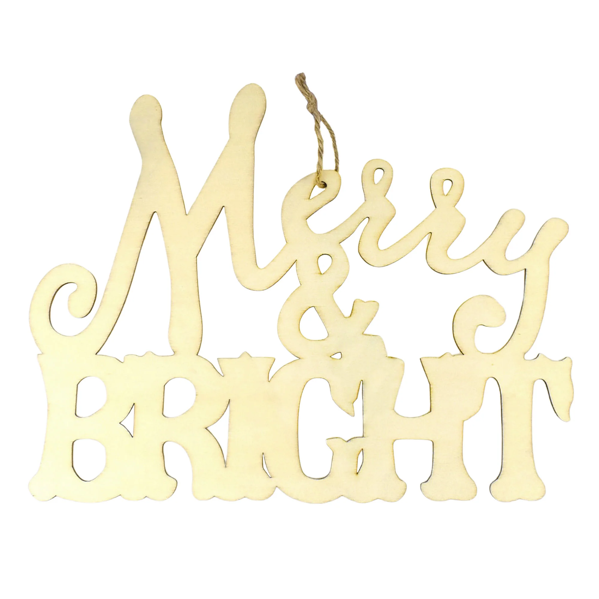 Christmas Phrases Craft Wood Signs, 10-3/4-inch x 8-1/2-inch, 3-piece - Image 3