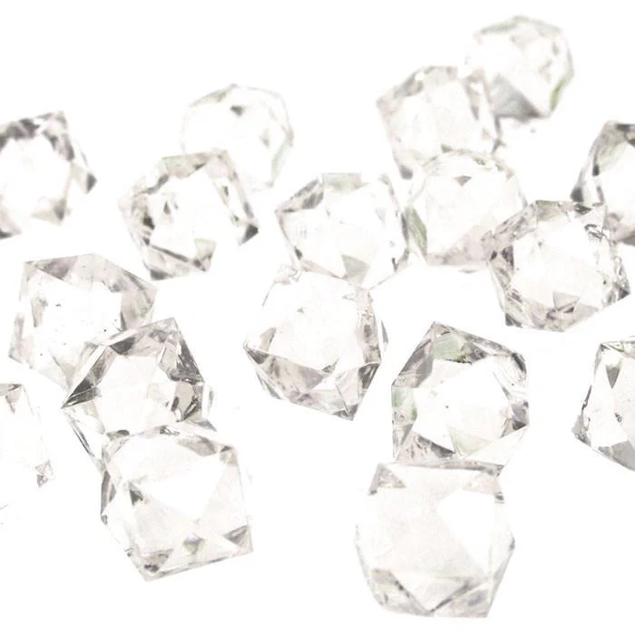 Acrylic Ice Rocks Twelve Point Star, 3/4-Inch, 150-Piece - Image 4