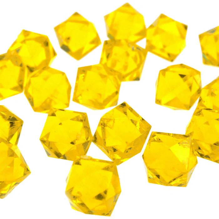 Acrylic Ice Rocks Twelve Point Star, 3/4-Inch, 150-Piece - Image 6