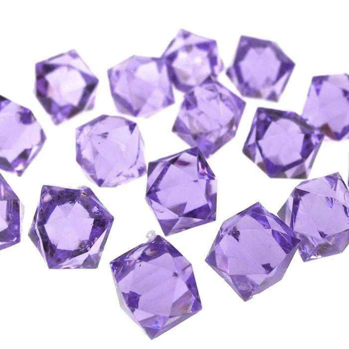 Acrylic Ice Rocks Twelve Point Star, 3/4-Inch, 150-Piece - Image 7
