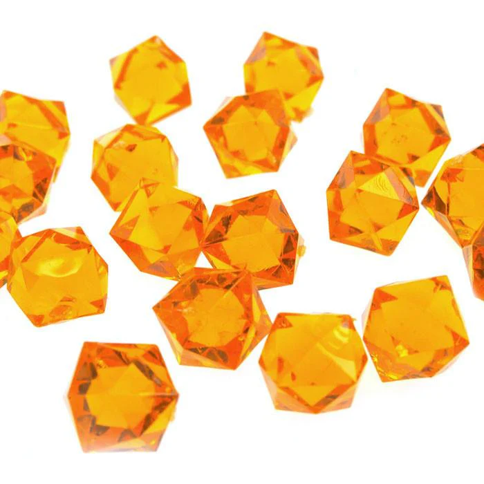 Acrylic Ice Rocks Twelve Point Star, 3/4-Inch, 150-Piece - Image 8