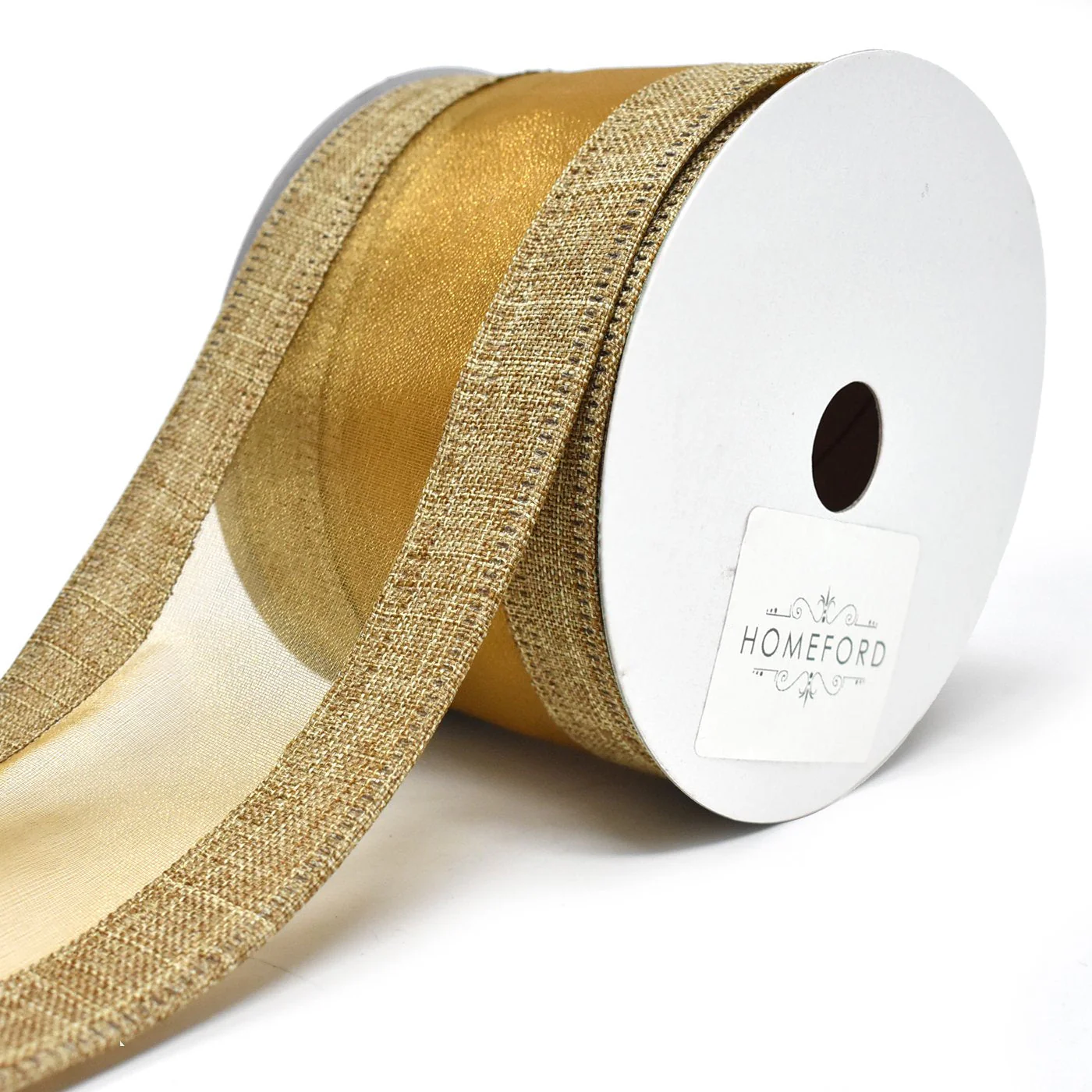 Linen Edge Wired Organza Ribbon, 2-1/2-Inch, 10-Yard - Image 3