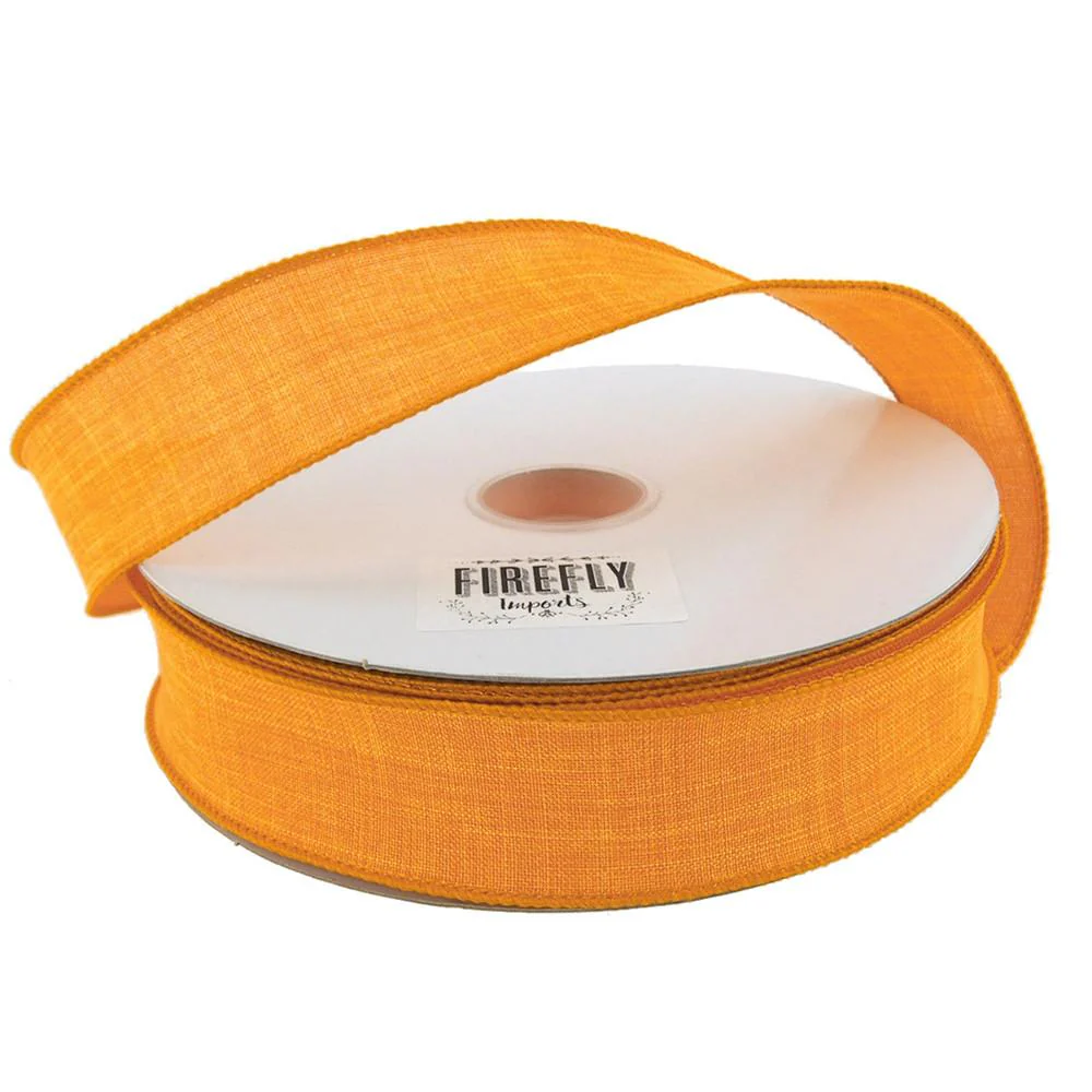 Linen Fabric Ribbon Wired Edge, 1-1/2-Inch, 50 Yards - Image 9