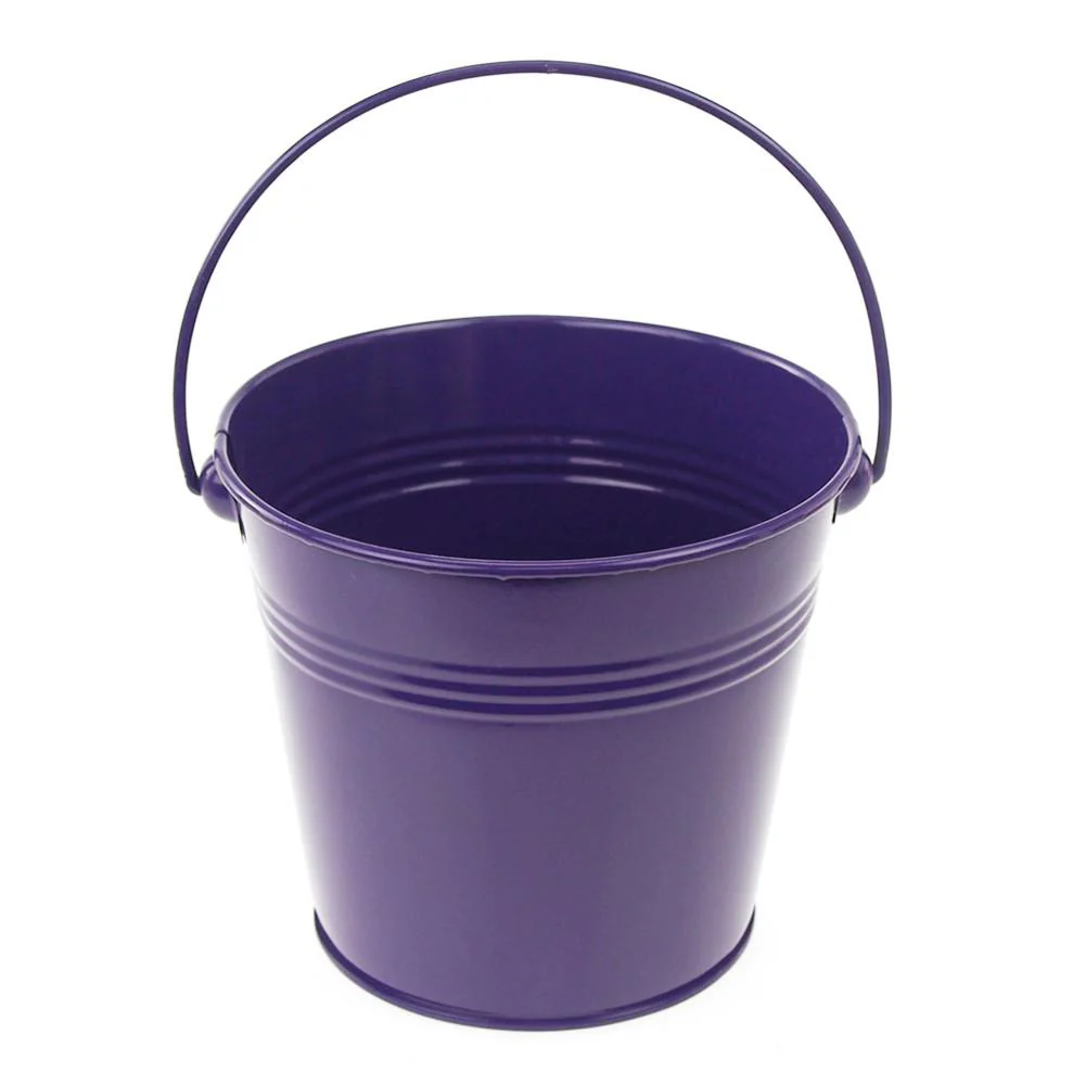 Metal Pail Bucket Party Favor, 5-Inch - Image 13