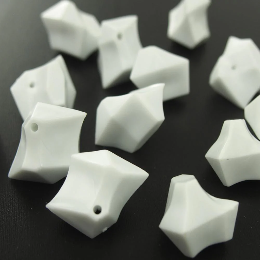 Metallic Solid Acrylic Ice Rocks Table Scatter, 1-inch - Image 3