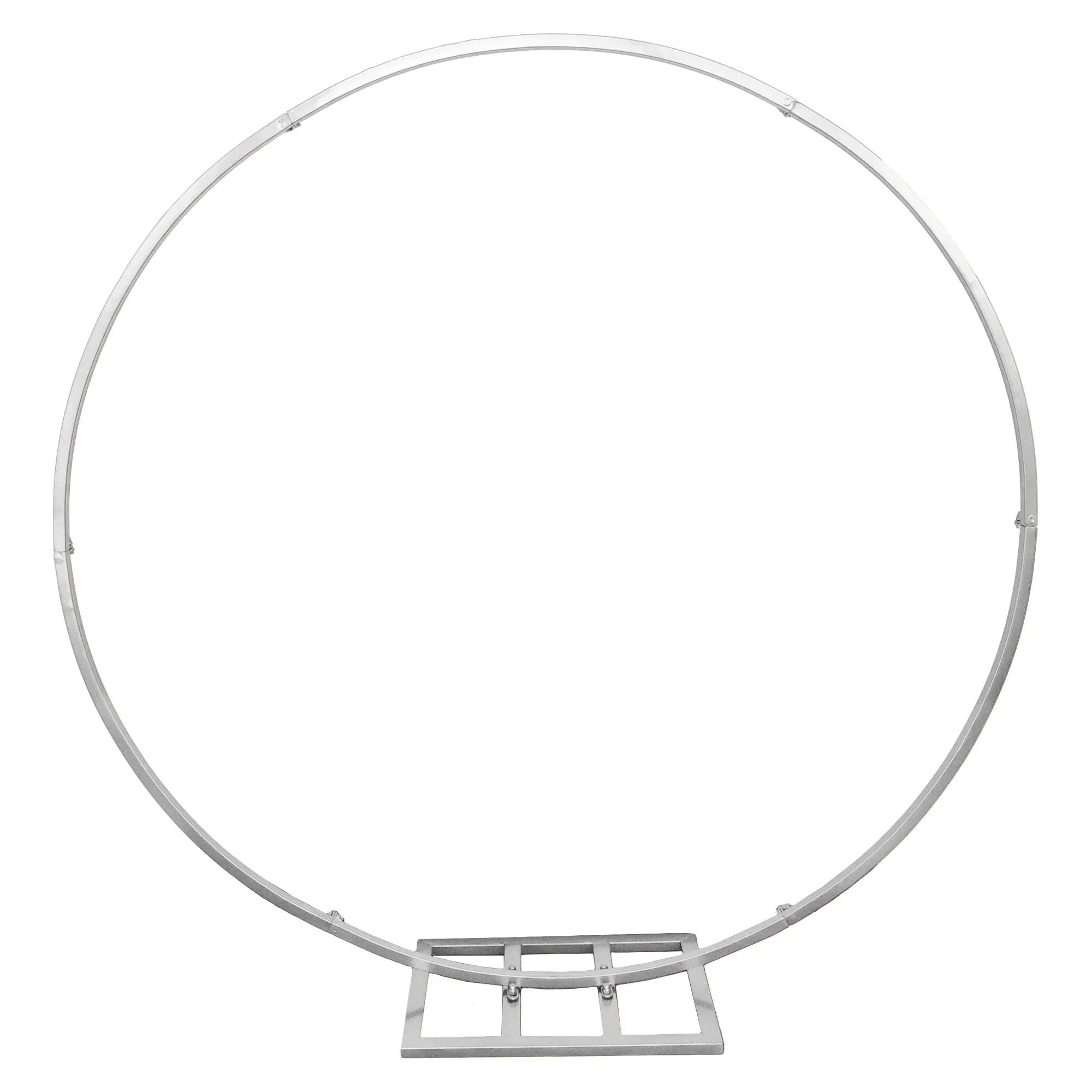 Metallic Circle Hoop Backdrop Stand, 84-Inch - Image 3