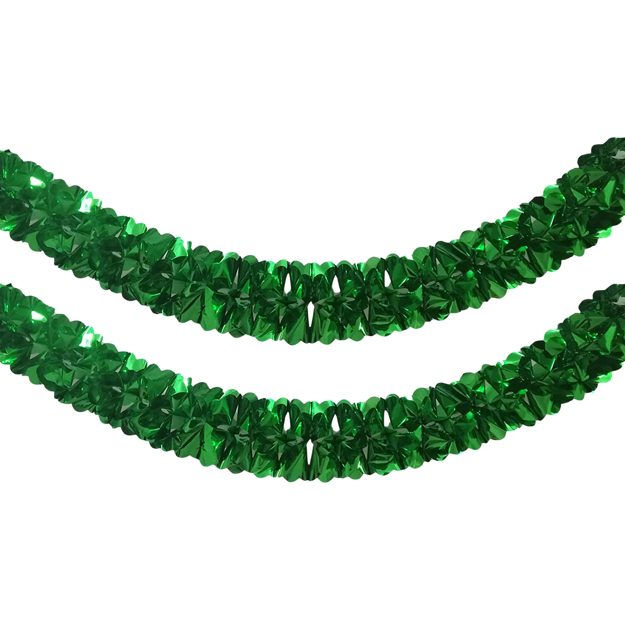Metallic Floral Foil Garland, 6-1/4-Inch, 12-Feet - Image 5