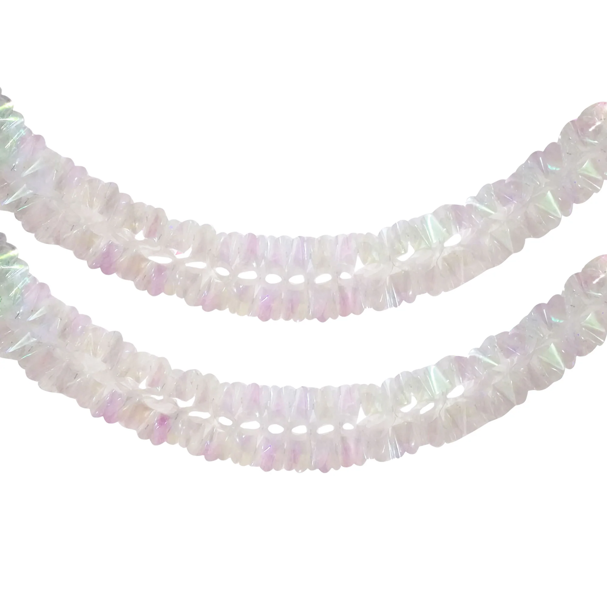 Metallic Floral Foil Garland, 6-1/4-Inch, 12-Feet - Image 8