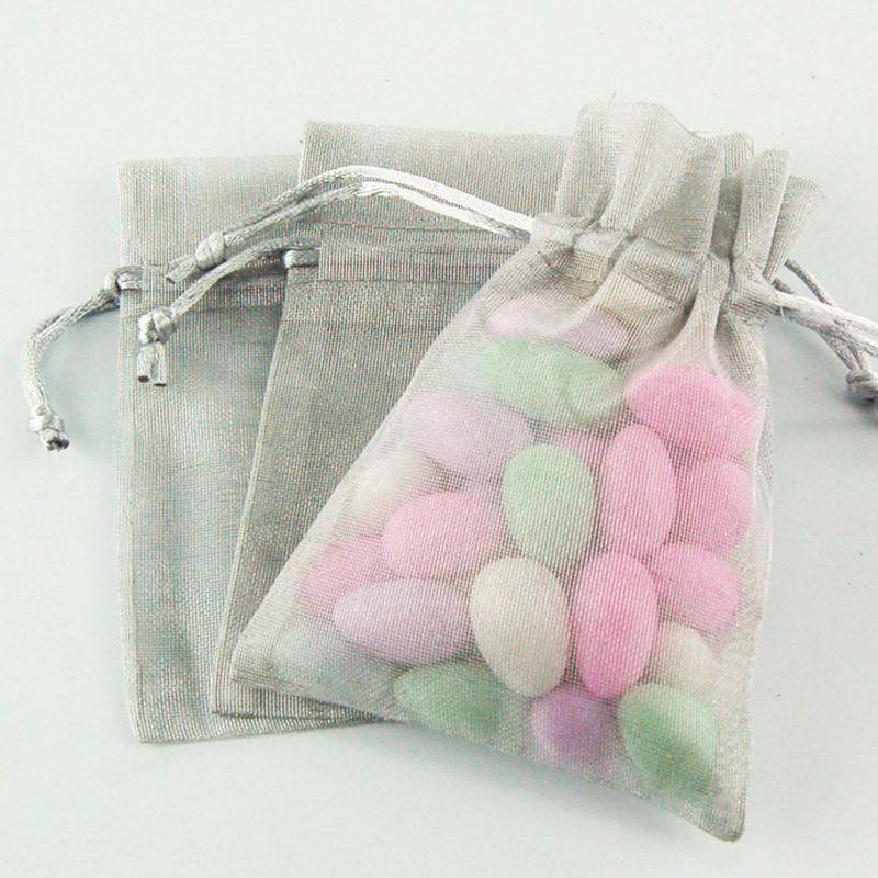 Metallic Mesh Gift Pouch Bag, 3-Inch x 5-Inch , 3-Piece - Image 3