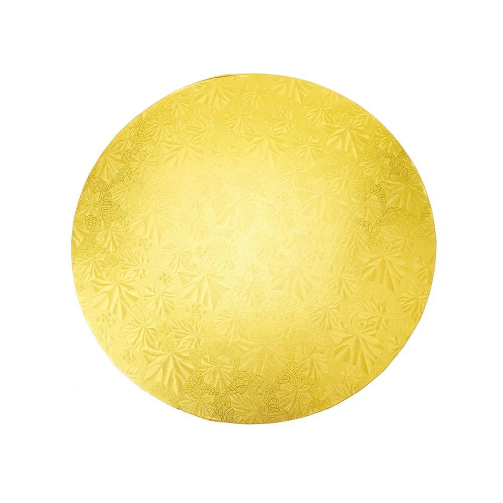 Metallic Round Textured Cake Board Circles, 10-Inch, 5-Count - Image 2