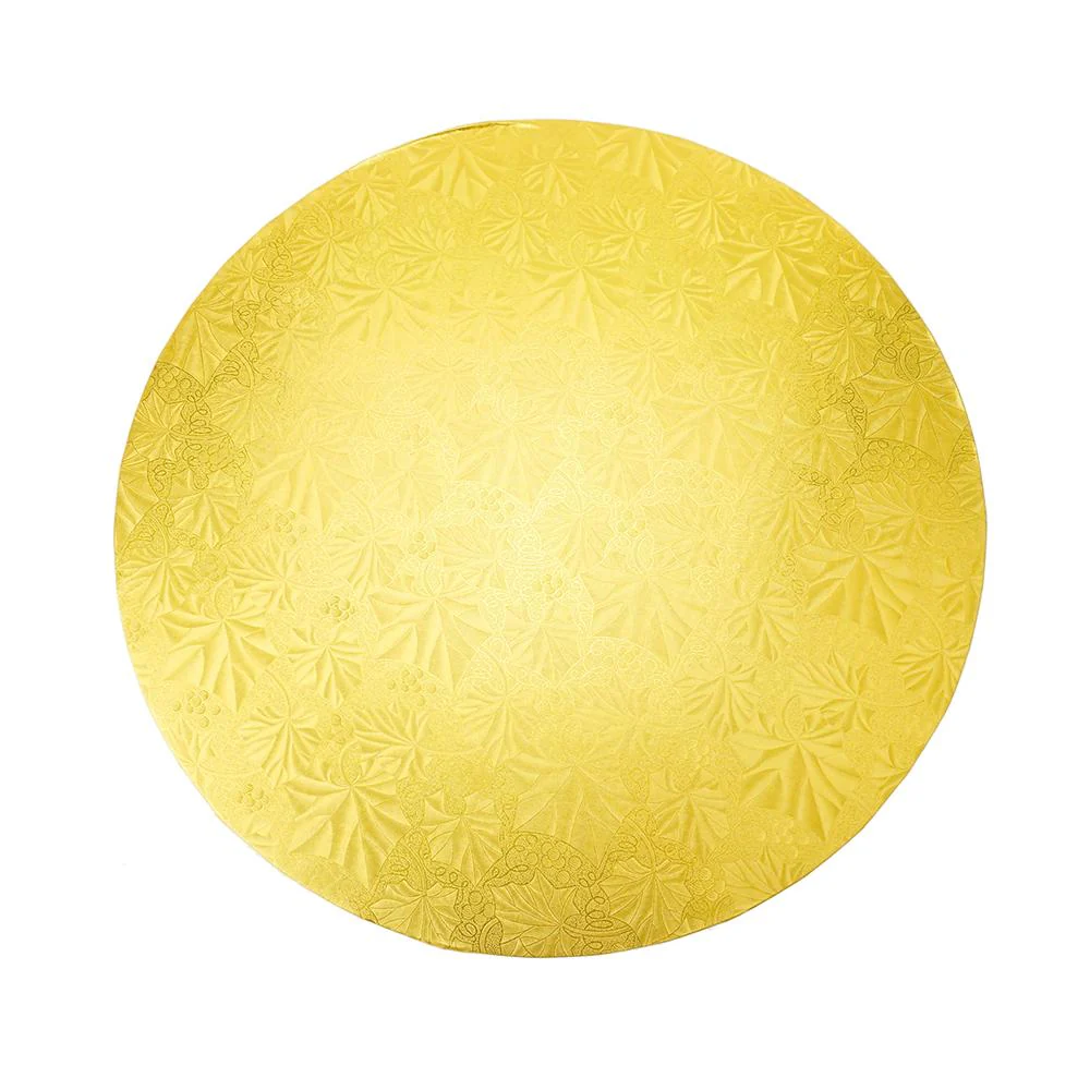 Metallic Round Textured Cake Board Circles, 12-Inch, 5-Count - Image 2
