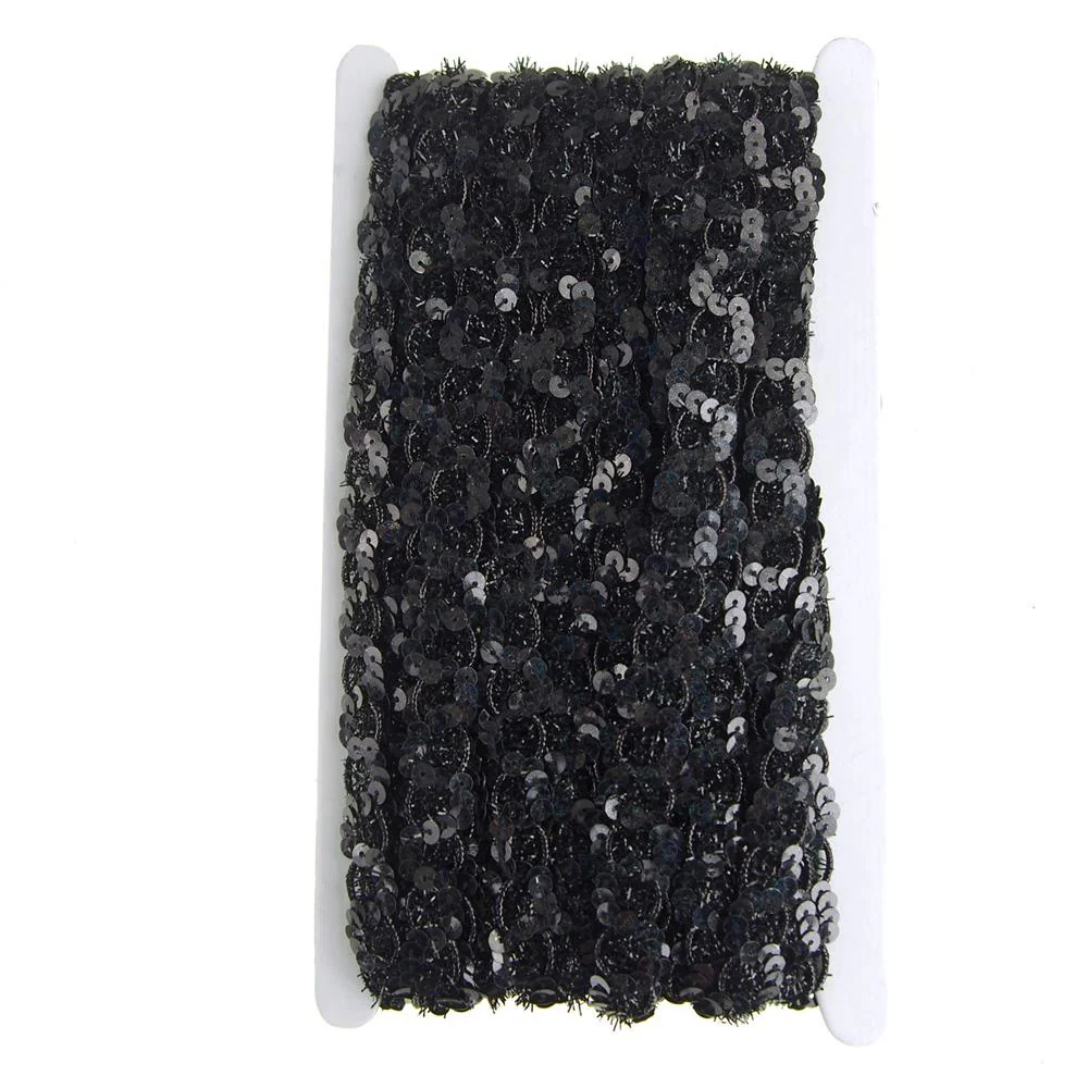 Metallic Sequin Waved Trim, 18mm, 15-Yards - Image 2