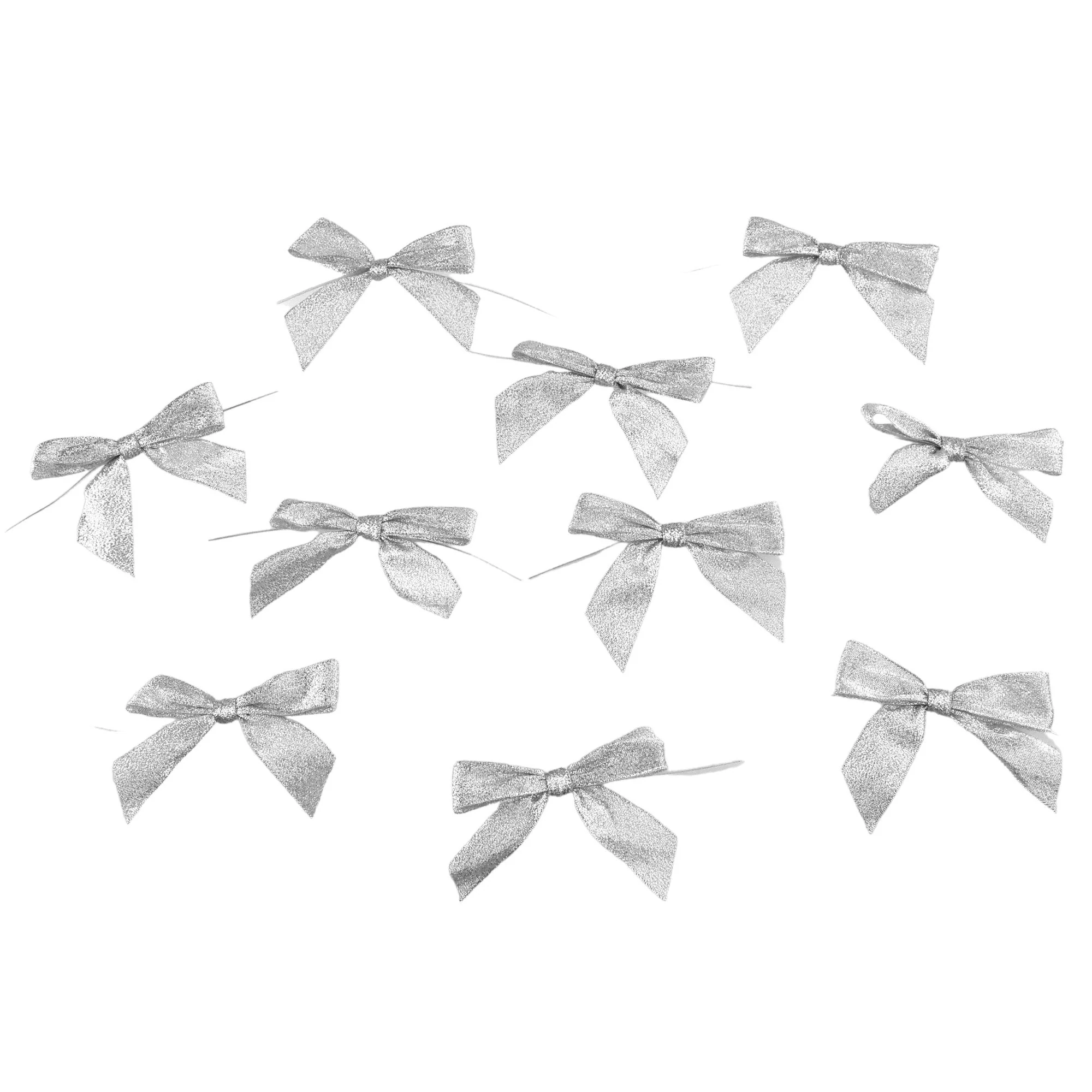 Metallic Shimmer Twist Tie Bows, 3-1/4-Inch, 100-Count - Image 3