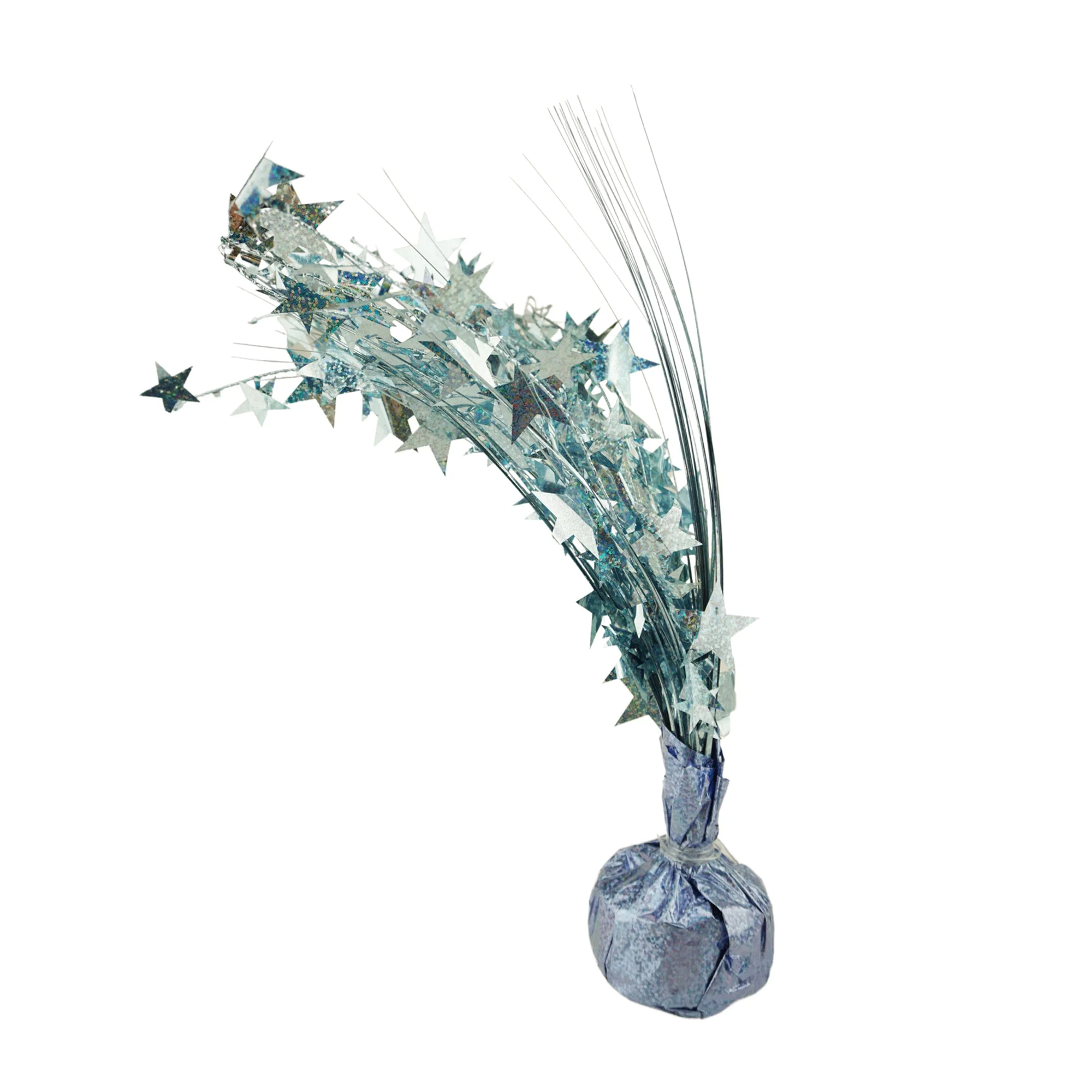 Metallic Star and Fringe Balloon Weight, 15-Inch - Image 3