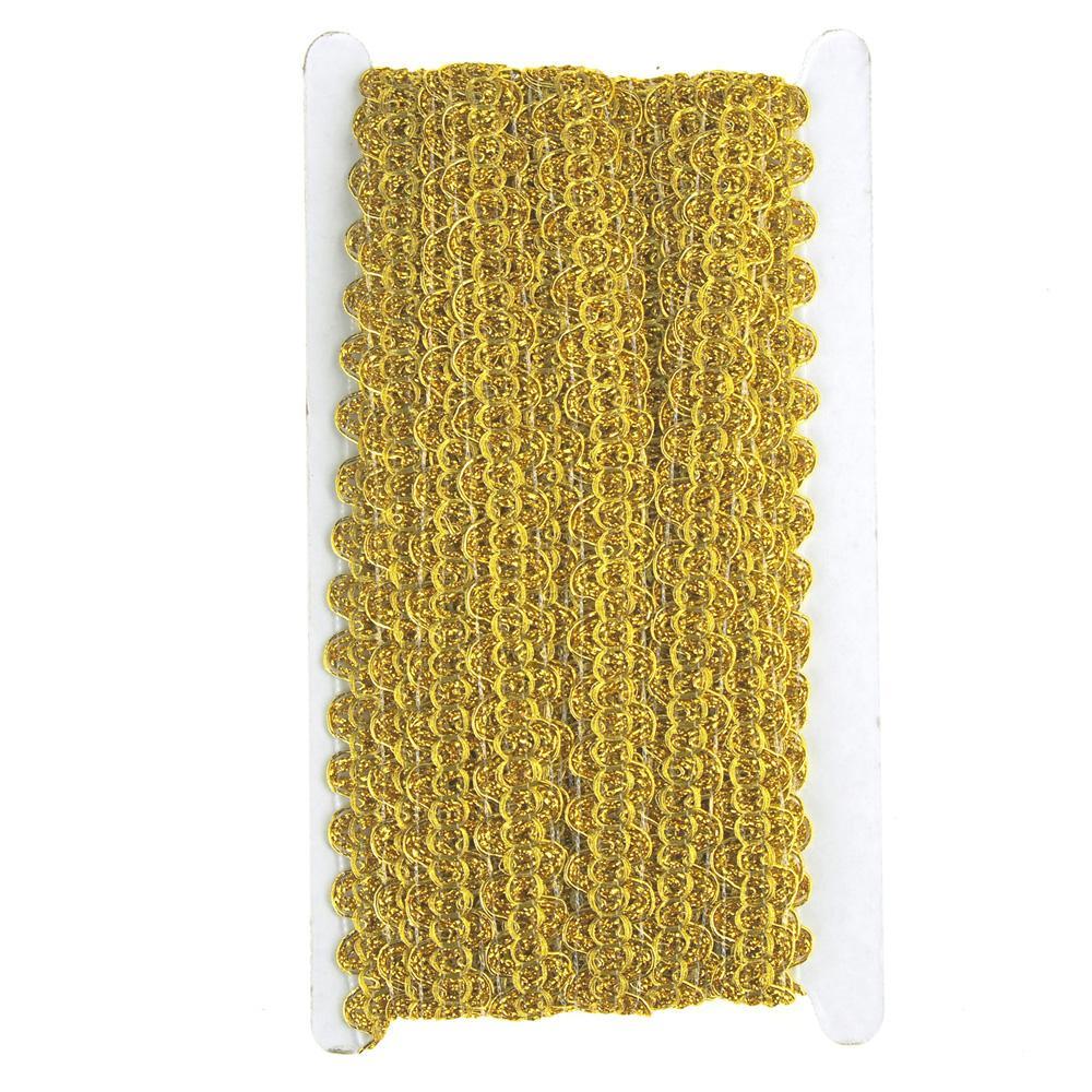 Metallic Woven Waved Trim, 20mm, 15-Yards - Image 3