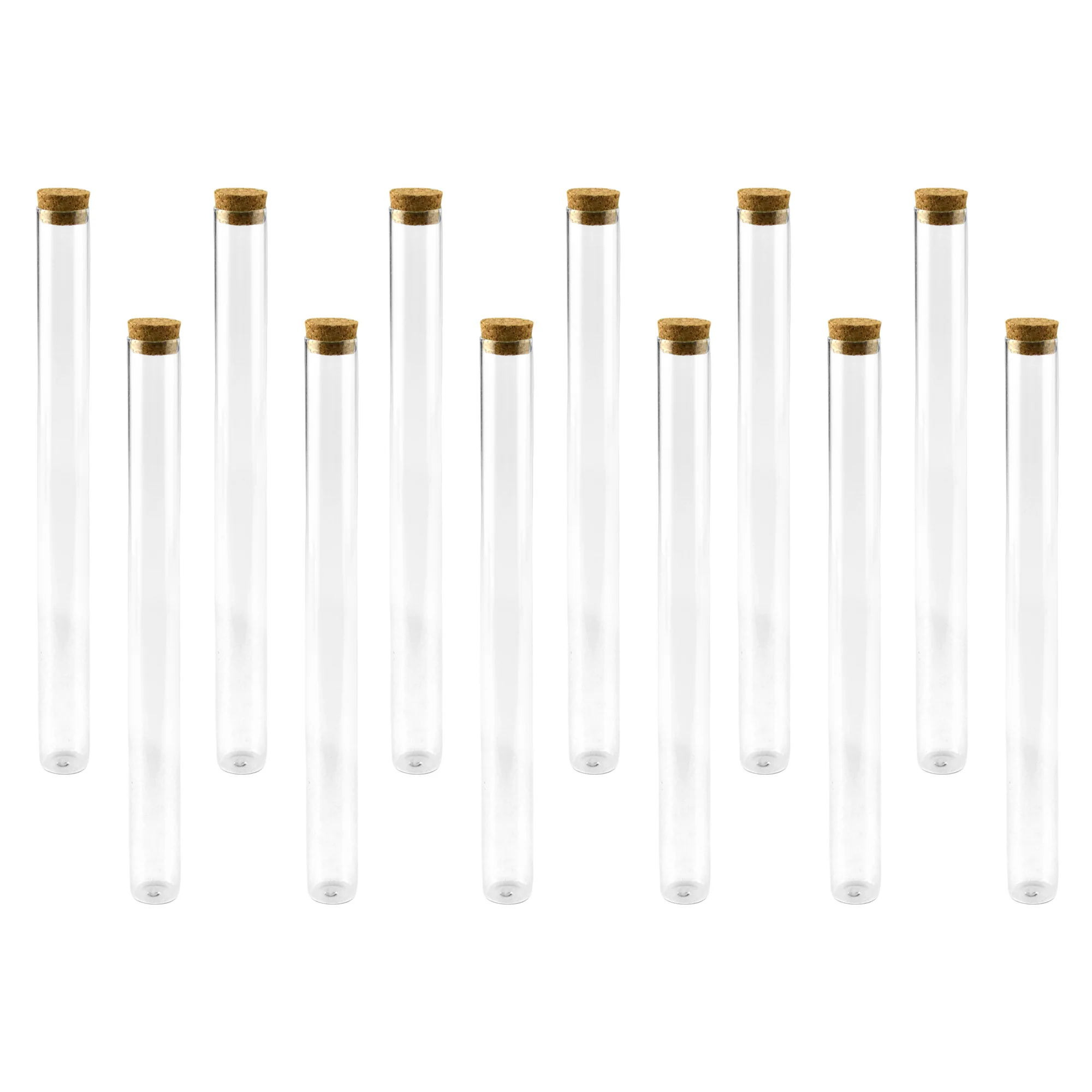 Mini Corked Glass Tube Vial Bottles, 12-count - Image 8