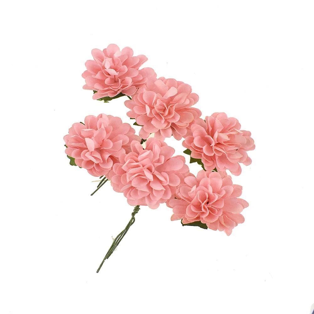 Mini Paper Craft Carnation Stems, 1-1/2-Inch, 12-Count - Image 3