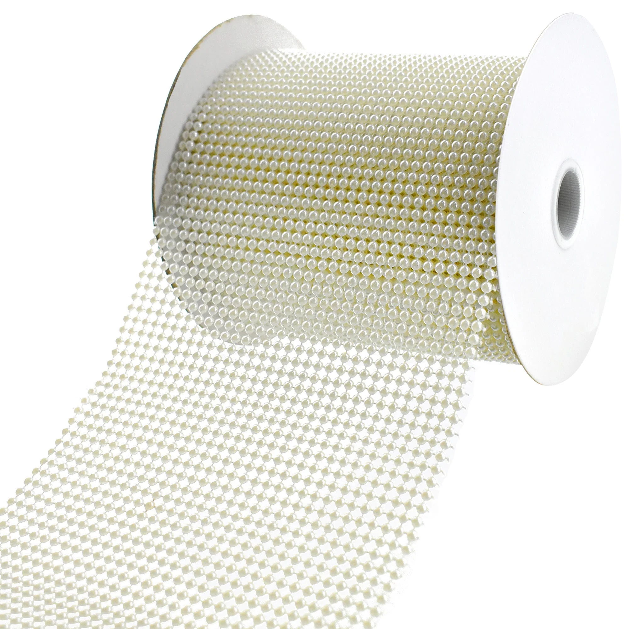 Mini Pearl Chain Ribbon, 4-1/2-Inch, 5-Yard - Image 2