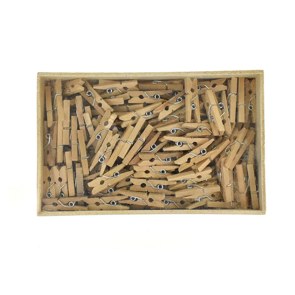 Mini Wooden Clothespins, 1-Inch, 144-Count - Image 3