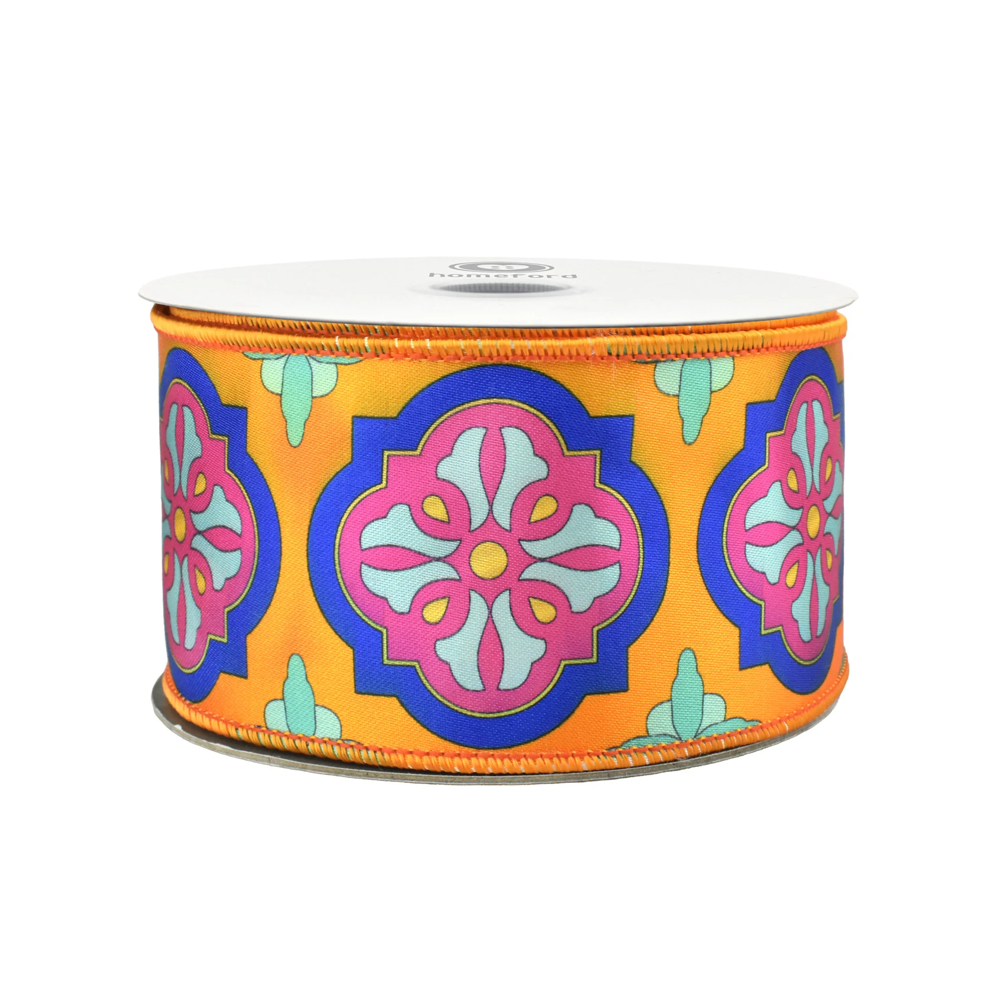 Mosaic Villa Deluxe Wired Ribbon, 10-yard - Image 3
