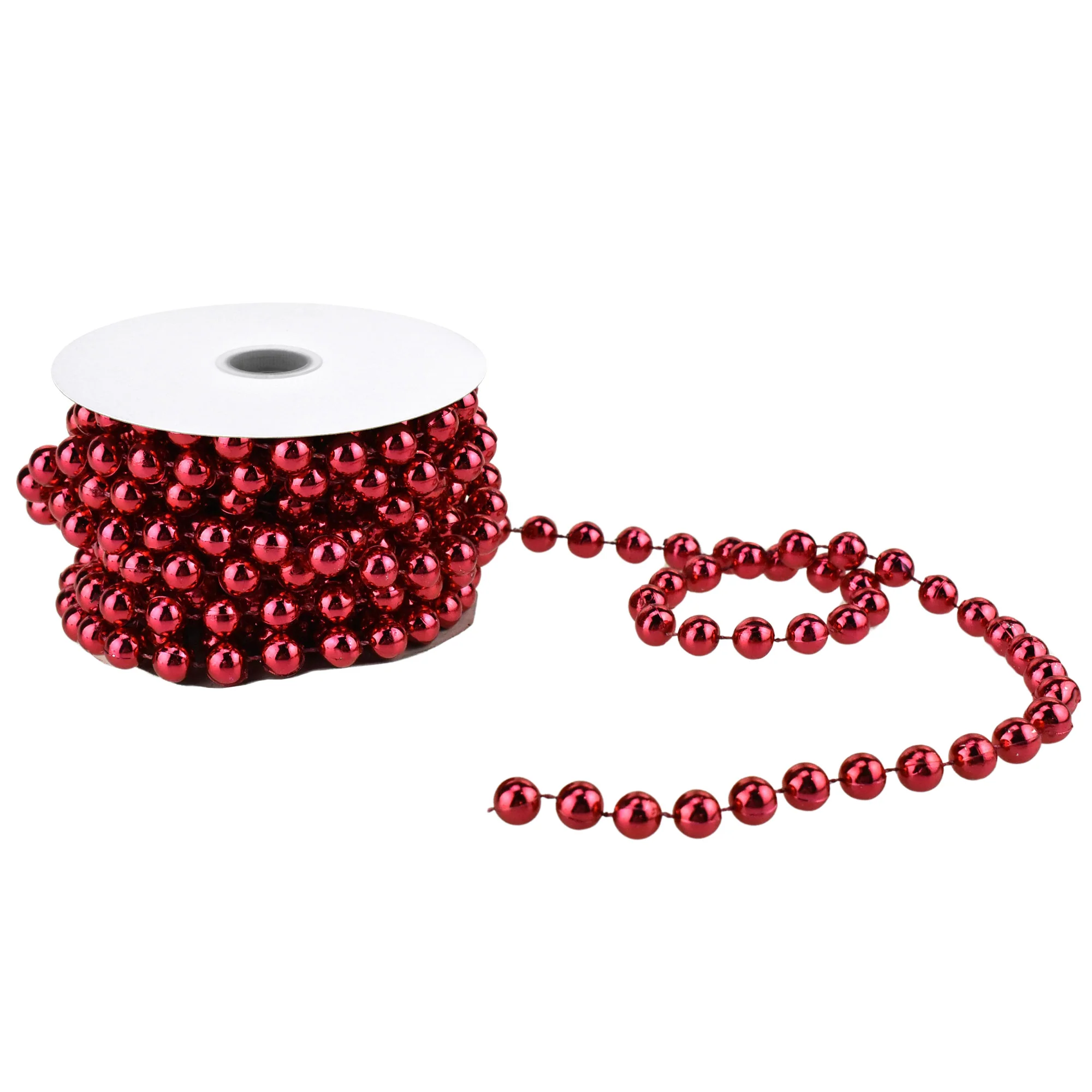 Plastic MOT Pearls Garland Ribbon, 10mm, 6 Yards - Image 17
