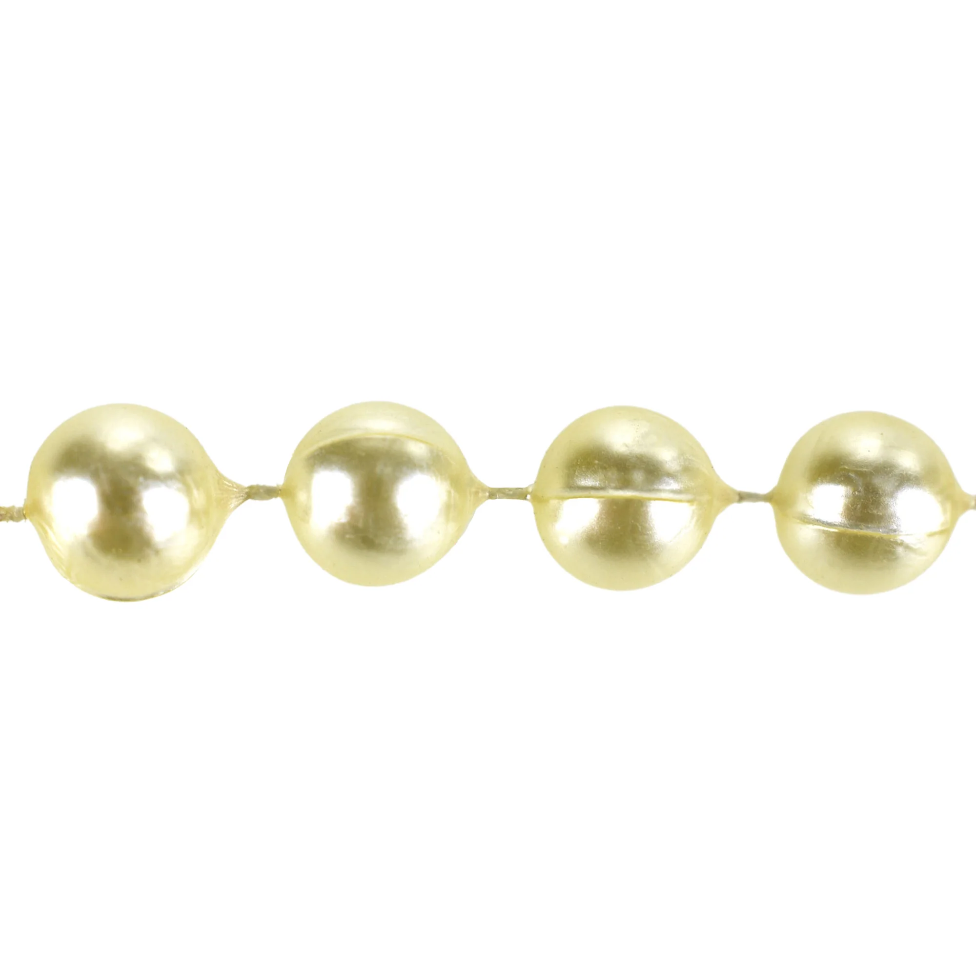 Plastic MOT Pearls Garland Ribbon, 10mm, 6 Yards - Image 7