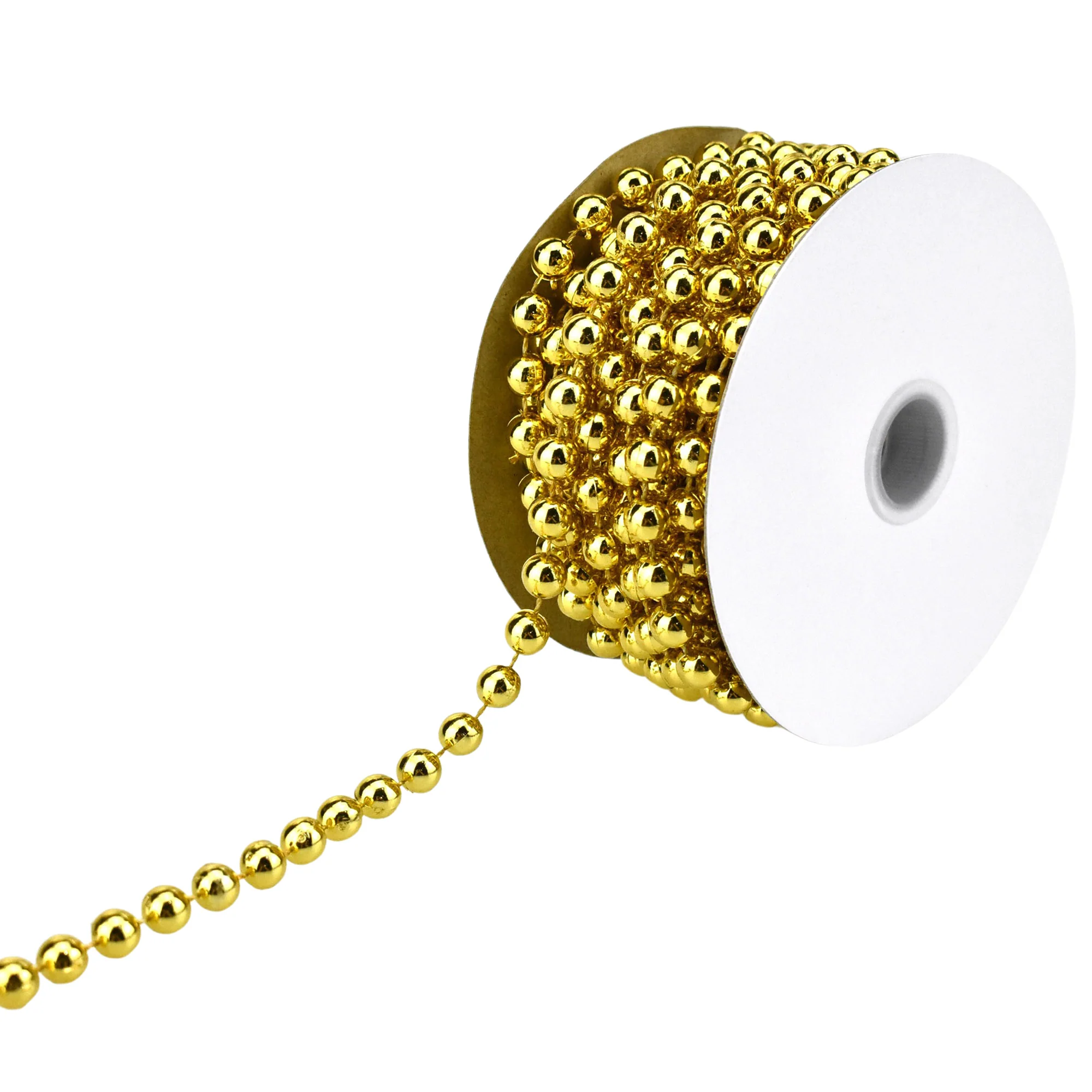 Plastic Pearls Beads String Garland, 8mm, 5/16-inch, 8-yard - Image 3