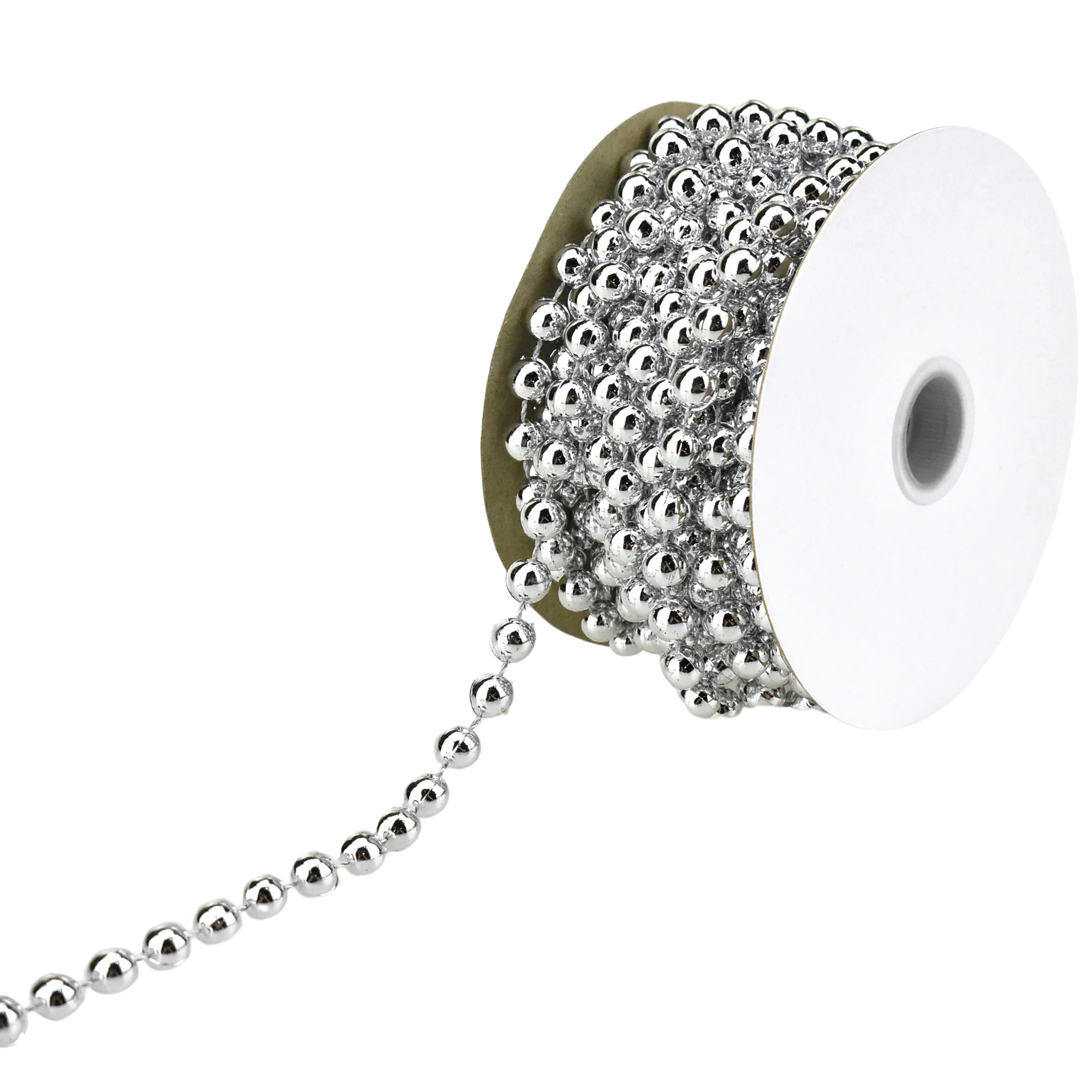 Plastic Pearls Beads String Garland, 8mm, 5/16-inch, 8-yard - Image 6