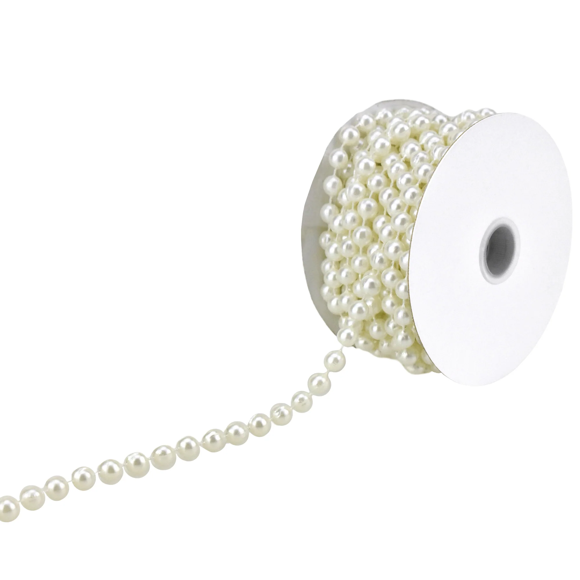 Plastic Pearls Beads String Garland, 8mm, 5/16-inch, 8-yard - Image 7