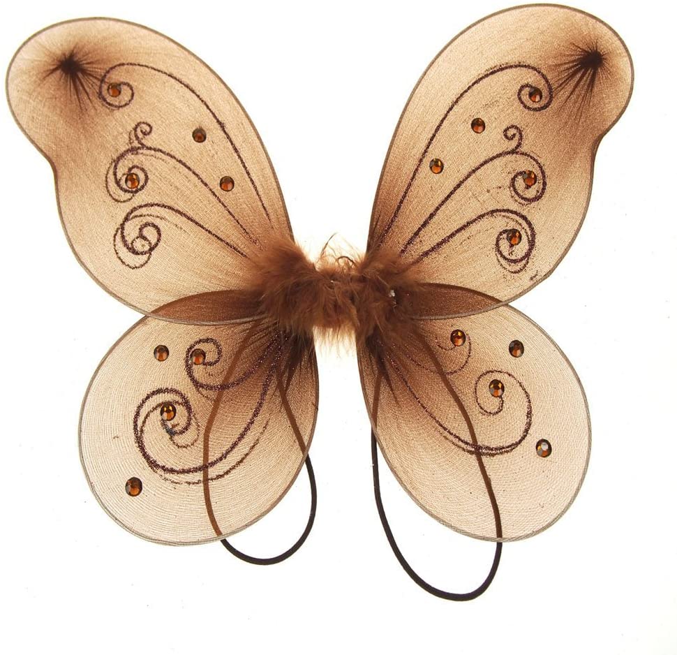 Organza Butterfly Fairy Wings w/ Rhinestone Glitters - Image 22