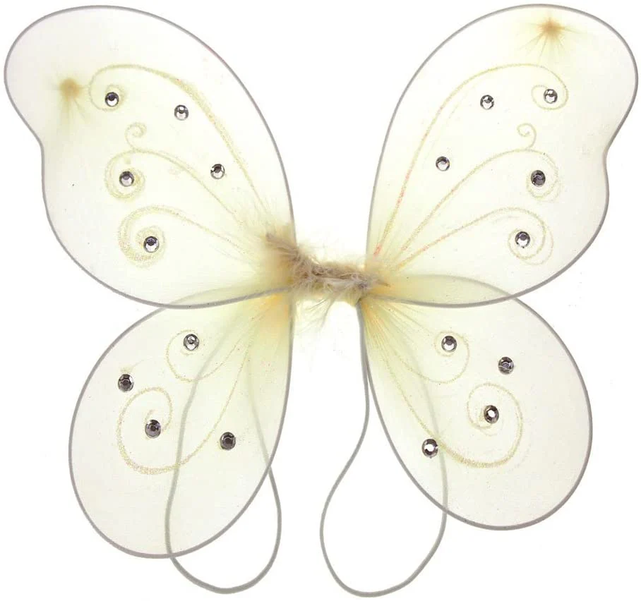 Organza Butterfly Fairy Wings w/ Rhinestone Glitters - Image 24