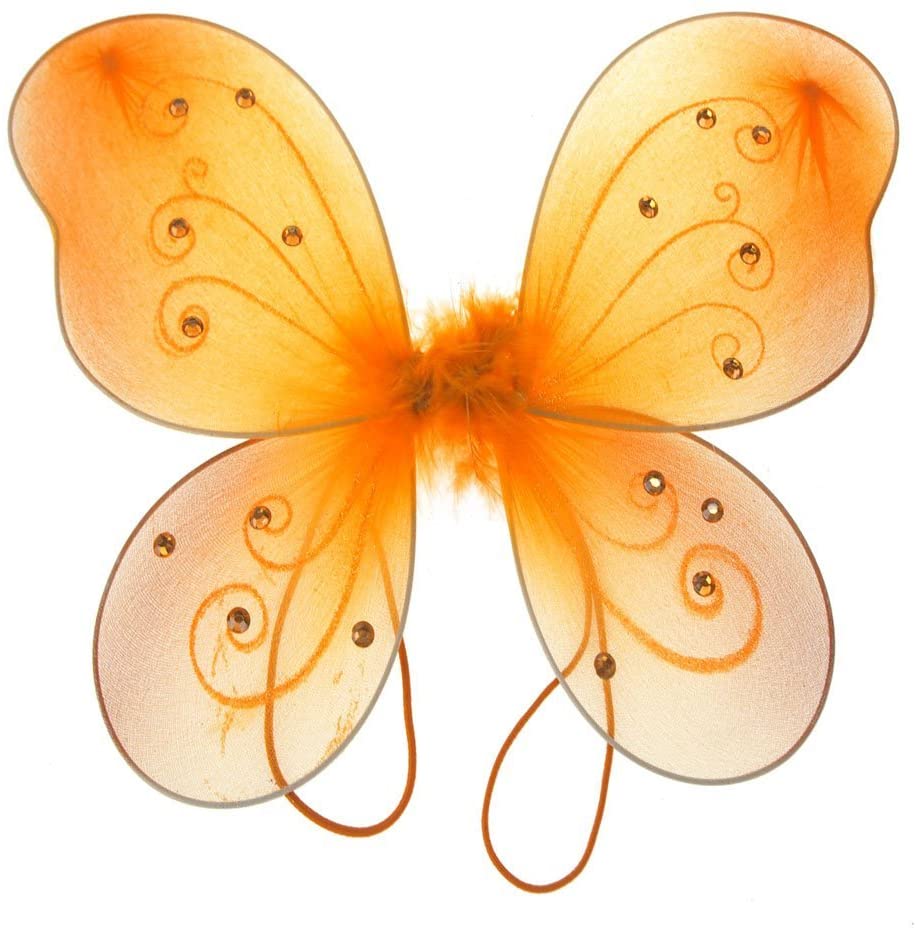 Organza Butterfly Fairy Wings w/ Rhinestone Glitters - Image 25