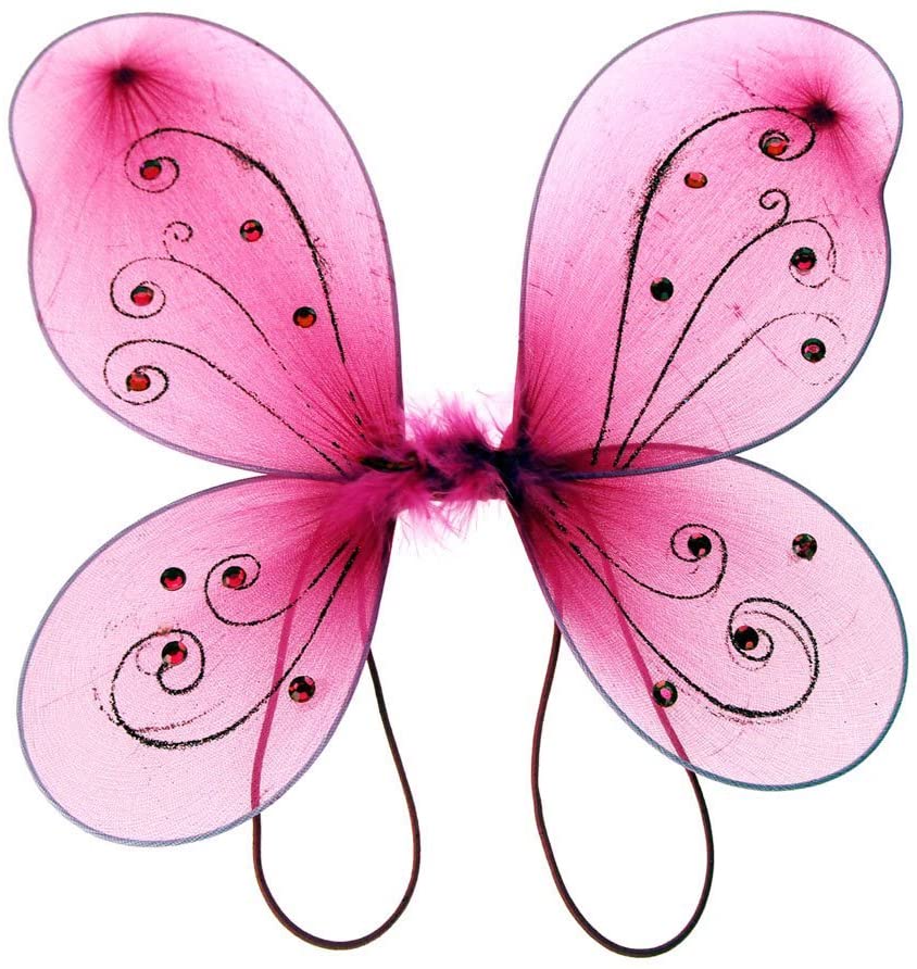 Organza Butterfly Fairy Wings w/ Rhinestone Glitters - Image 26