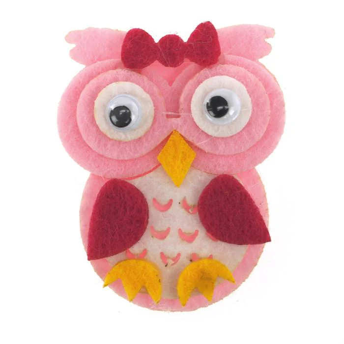 Owl Felt Animals, 2-inch, 12-Piece - Image 5