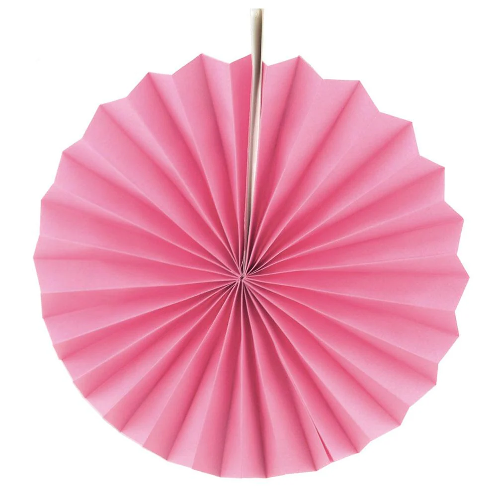 Paper Rosette Pinwheel Party Backdrop Fans, Assorted Sizes, 3-Piece - Image 2