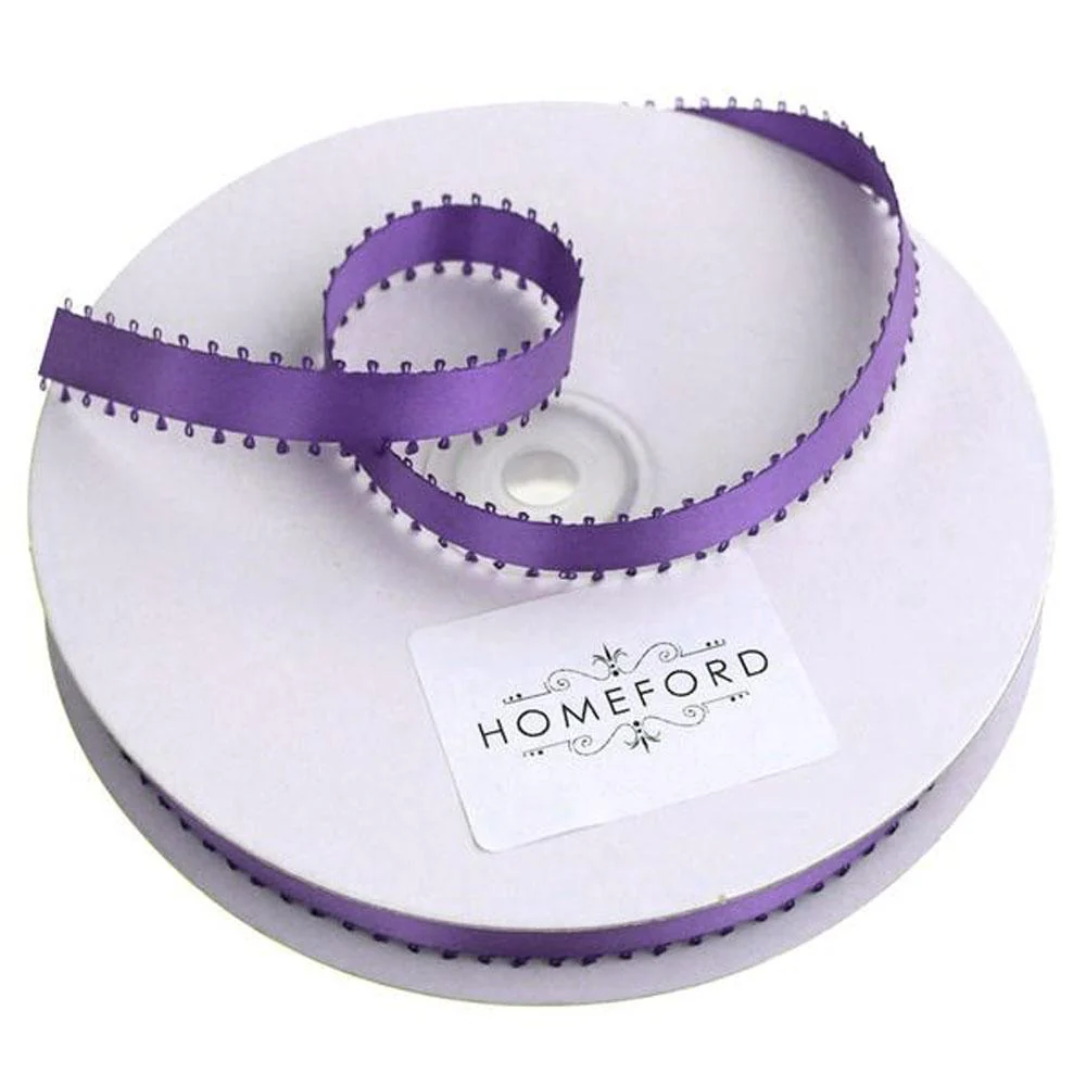 Picot Edge Double Face Satin Ribbon, 3/8-inch, 50-yard - Image 27