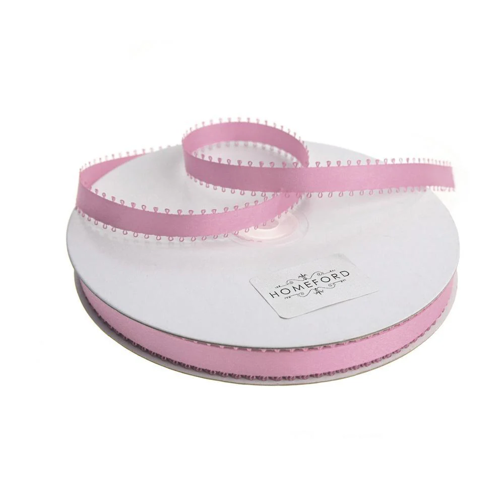 Picot Edge Double Face Satin Ribbon, 3/8-inch, 50-yard - Image 30